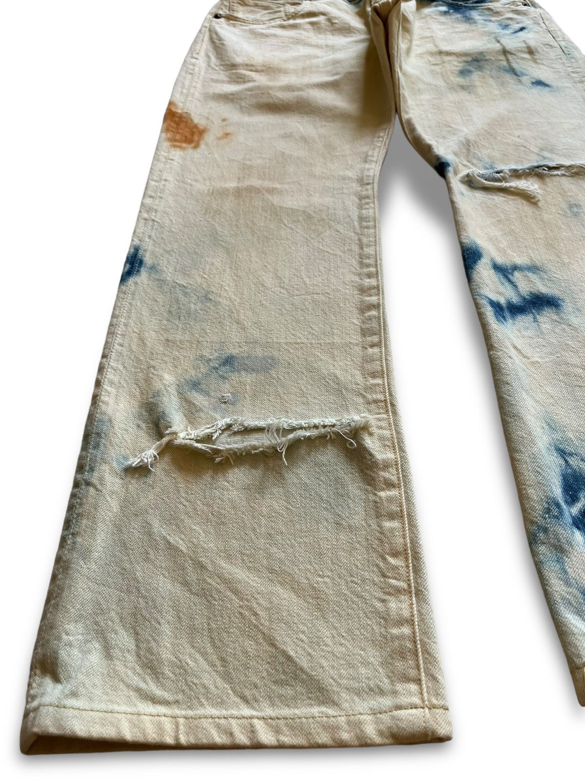 Japanese Brand Vintage Japanese Canton Overalls Buckle Back Selvedge Jeans Size US 30 / EU 46 - 7 Thumbnail