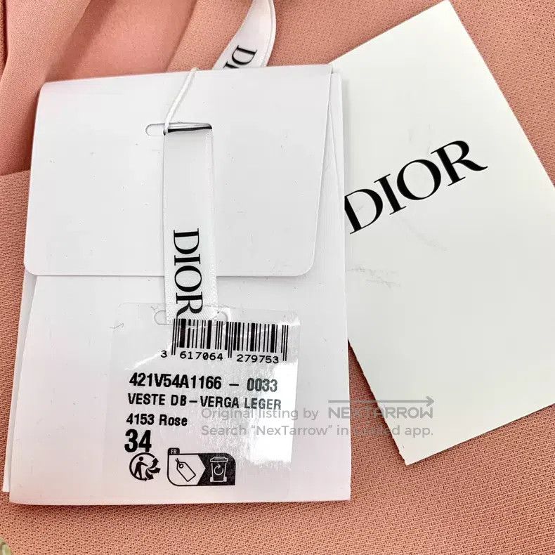 Dior Dior Pink logo buckled wool round neck small fragrance sty Size XXS / US 00 / IT 34 - 7 Thumbnail
