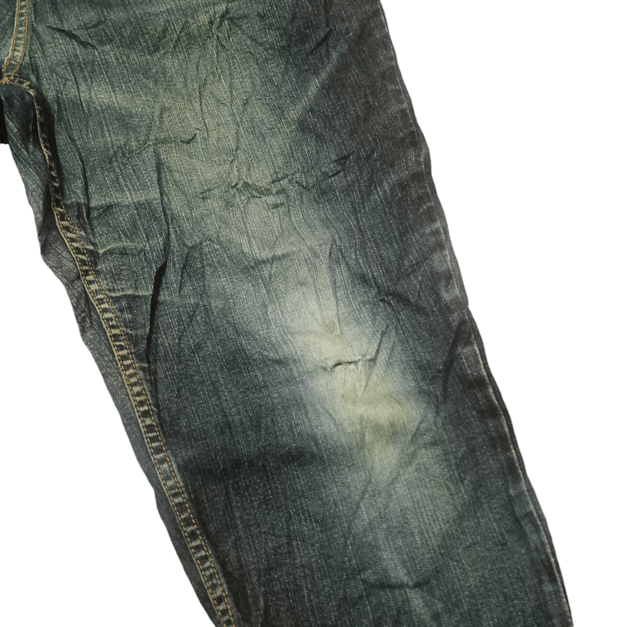 Issey Miyake × Japanese Brand × Vintage 1 mile plantation issey miyake design stretch denim pants Size US 27 - 2 Thumbnail