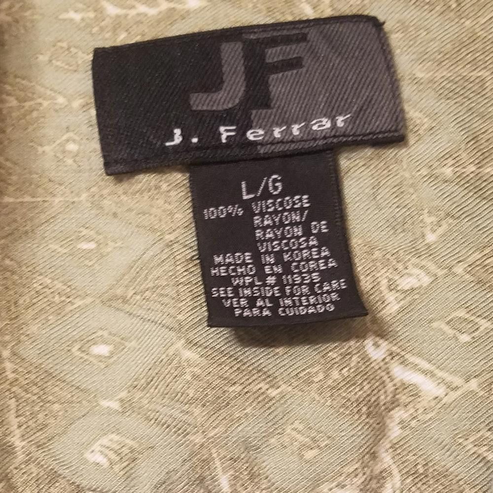 Designer J Ferrar Men's Green Casual Shirt Size US L / EU 52-54 / 3 - 2 Thumbnail
