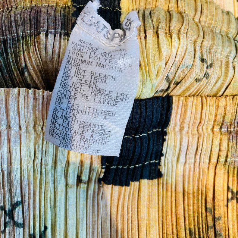 Issey Miyake Issey Miyake size:3 The yellow burnt skirt Size 42" / US 20 - 7 Thumbnail