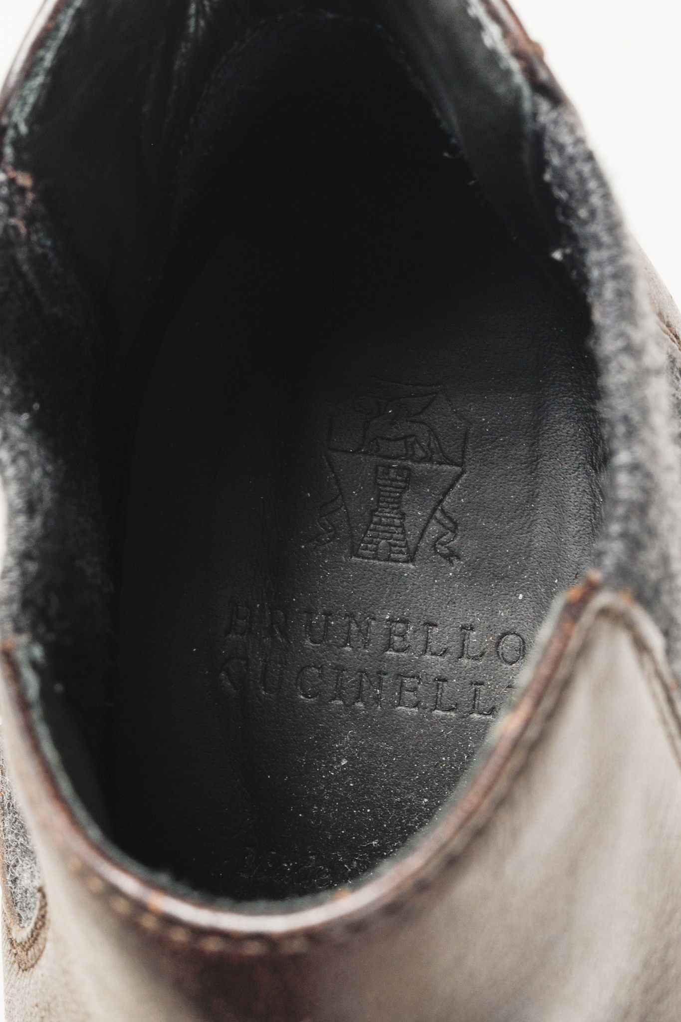 Brunello Cucinelli Brunello Cucinelli Leather Grosgrain Trim Chelsea Boots Size US 6.5 / IT 36.5 - 8 Thumbnail