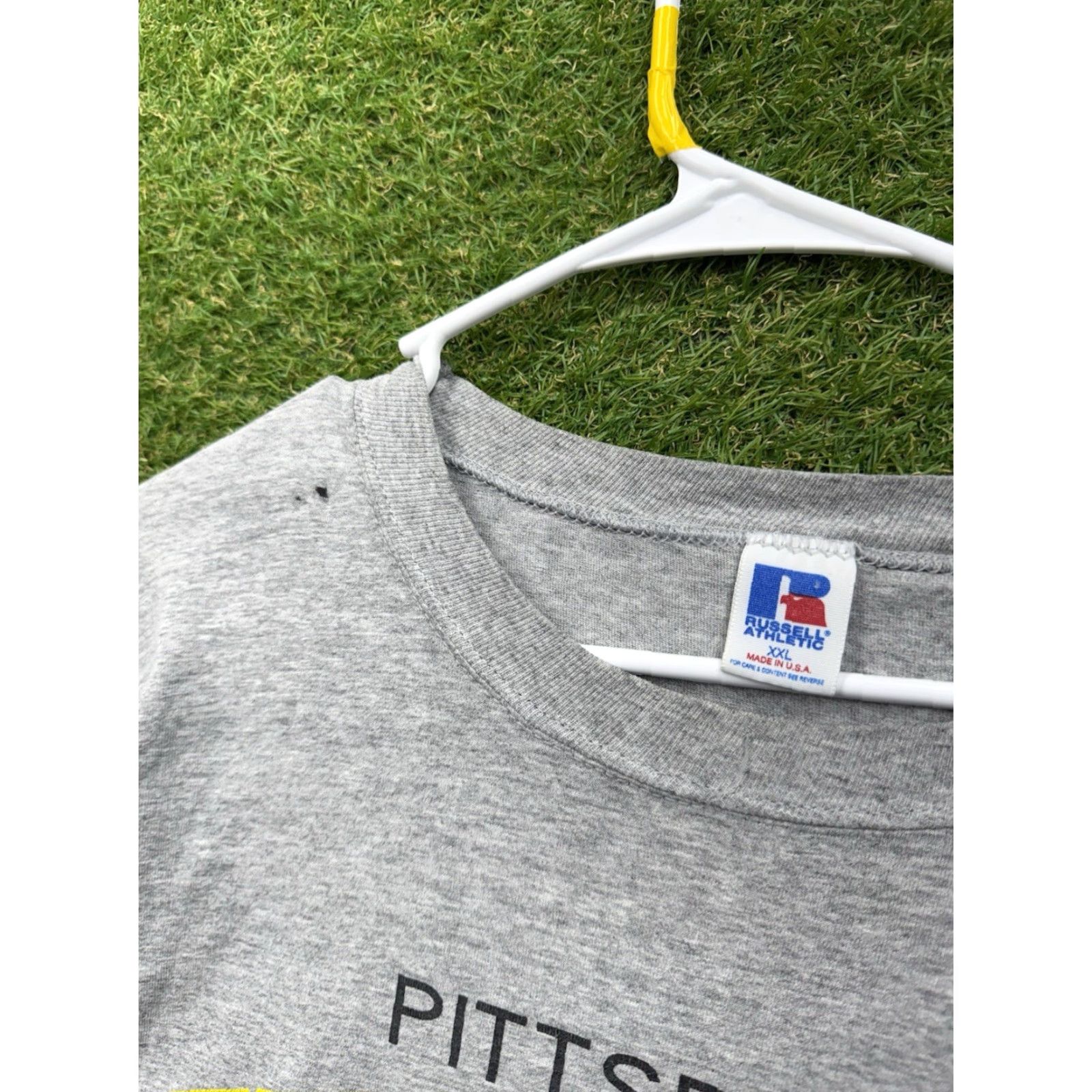 NFL VINTAGE NFL Pittsburgh Steelers Shirt Mens 2XL Gray 90s Retro Logo Football NFL Pro Line Shirt 2XL Mens Gray Size US XXL / EU 58 / 5 - 4 Thumbnail