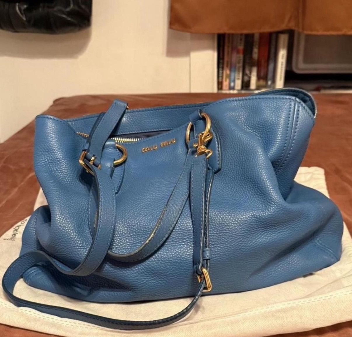 Miu Miu Miu Miu Vitello Leather Crossbody Bag Size ONE SIZE - 10 Thumbnail