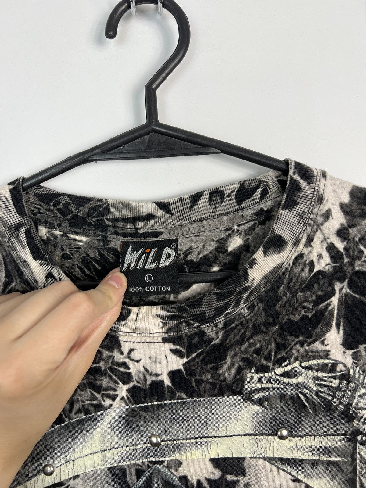 Vintage Tshirt Wild Skull Skeleton Demon Vintage Print Size US L / EU 52-54 / 3 - 3 Thumbnail