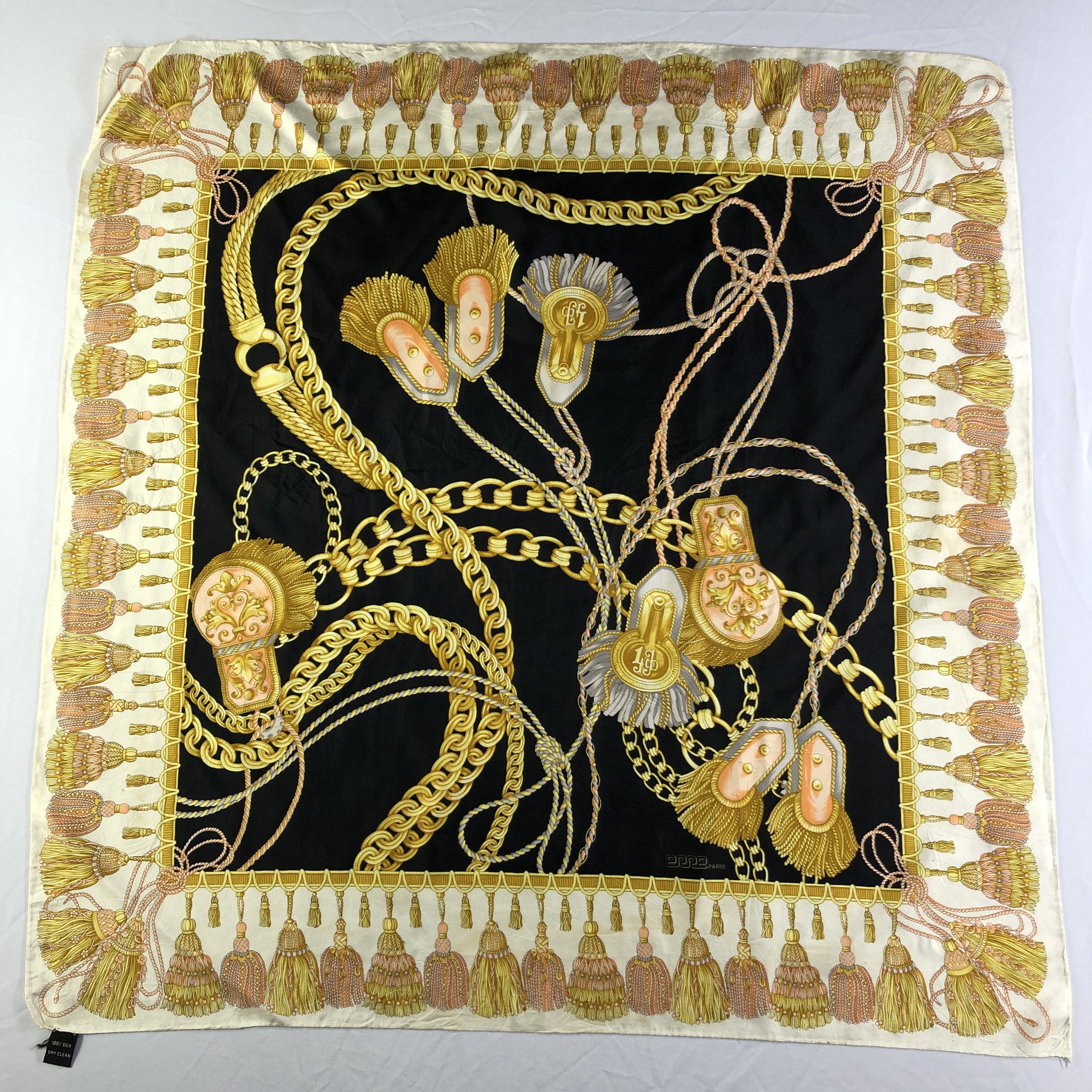Vintage Vintage Silk Scarf Size ONE SIZE - 2 Thumbnail