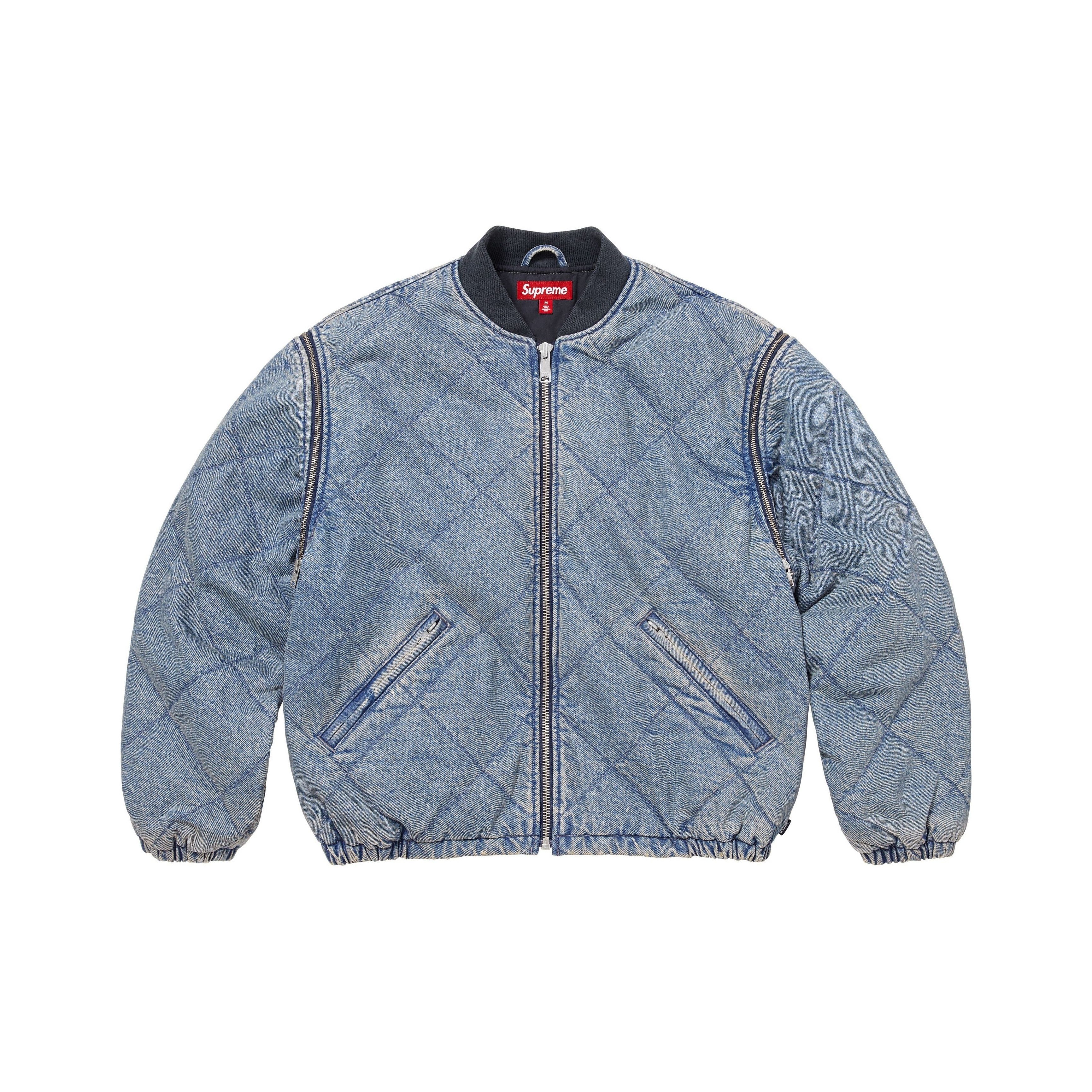 Supreme Supreme Zip-Off Sleeve Quilted Bomber Jacket Size L Size US L / EU 52-54 / 3 - 1 Thumbnail