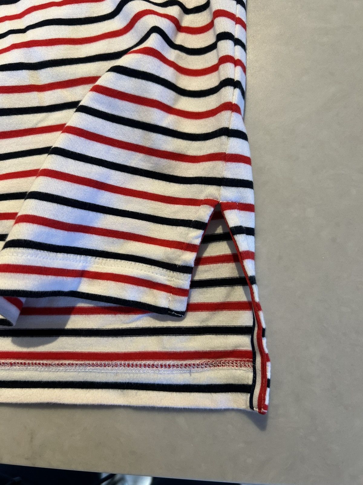 Thom Browne Thom Browne Japanese cotton striped t shirt Size US XL / EU 56 / 4 - 3 Thumbnail