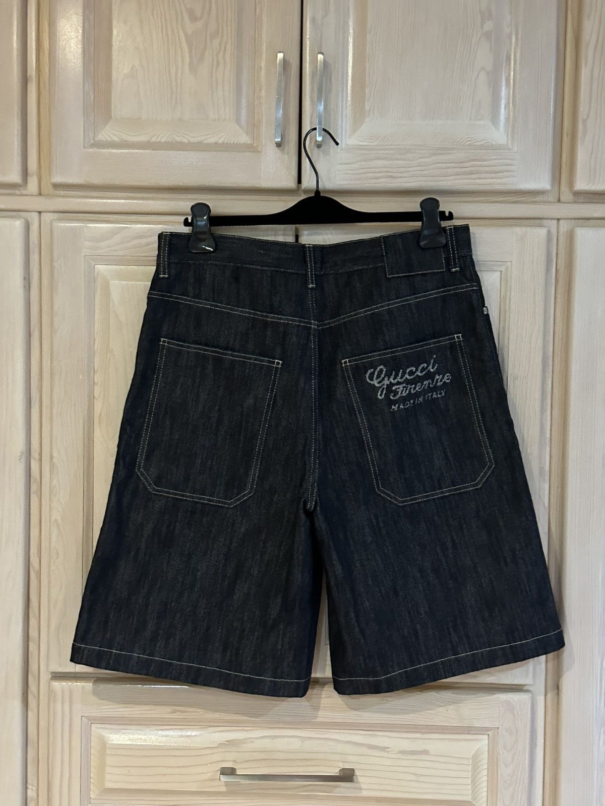 Gucci Gucci demna primavera denim jean shorts jorts Size US 34 / EU 50 - 4 Thumbnail