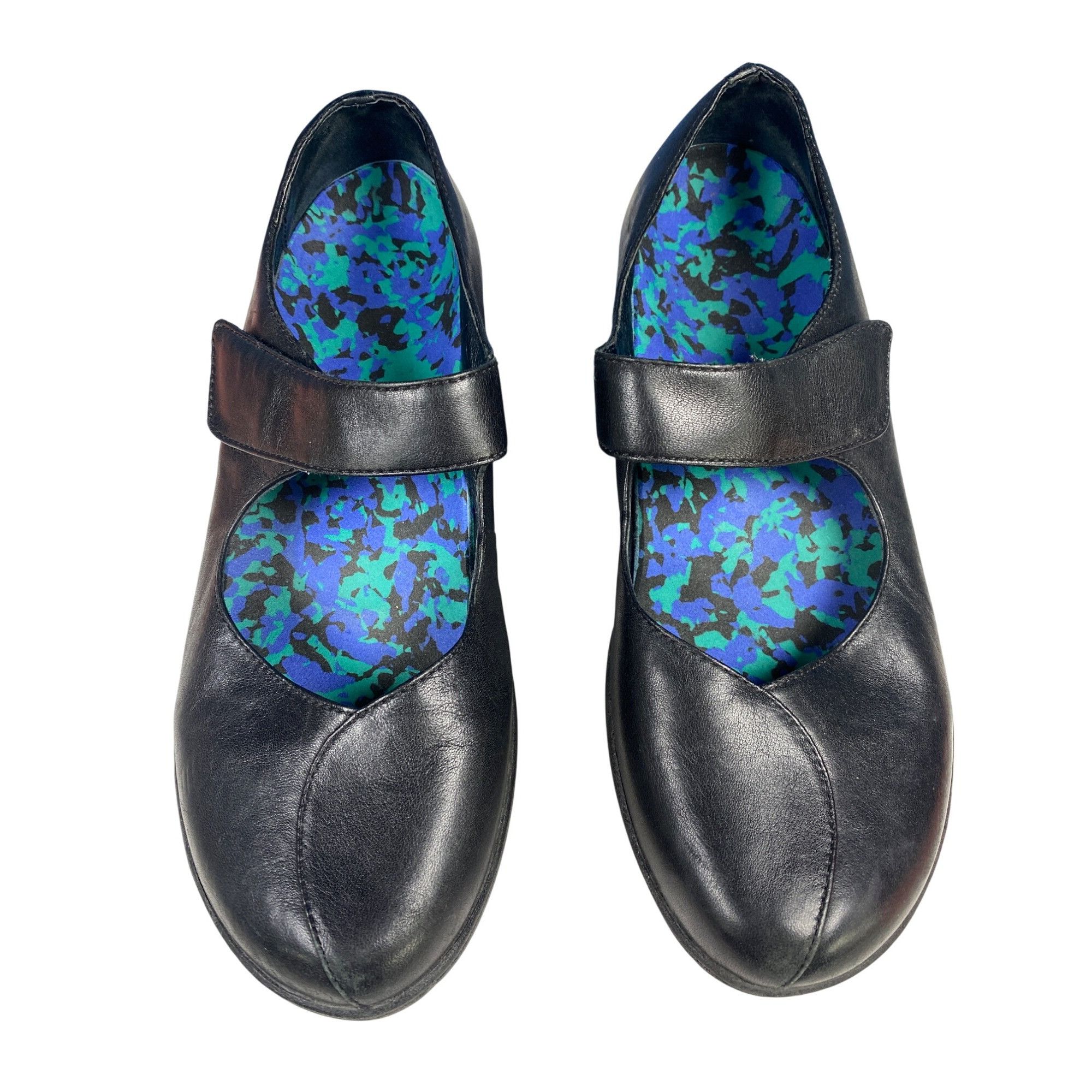 Dansko DANSKO Sonoma Annie ~ Black Leather Mary Janes Clogs Comfort Size US 11 / IT 41 - 3 Thumbnail