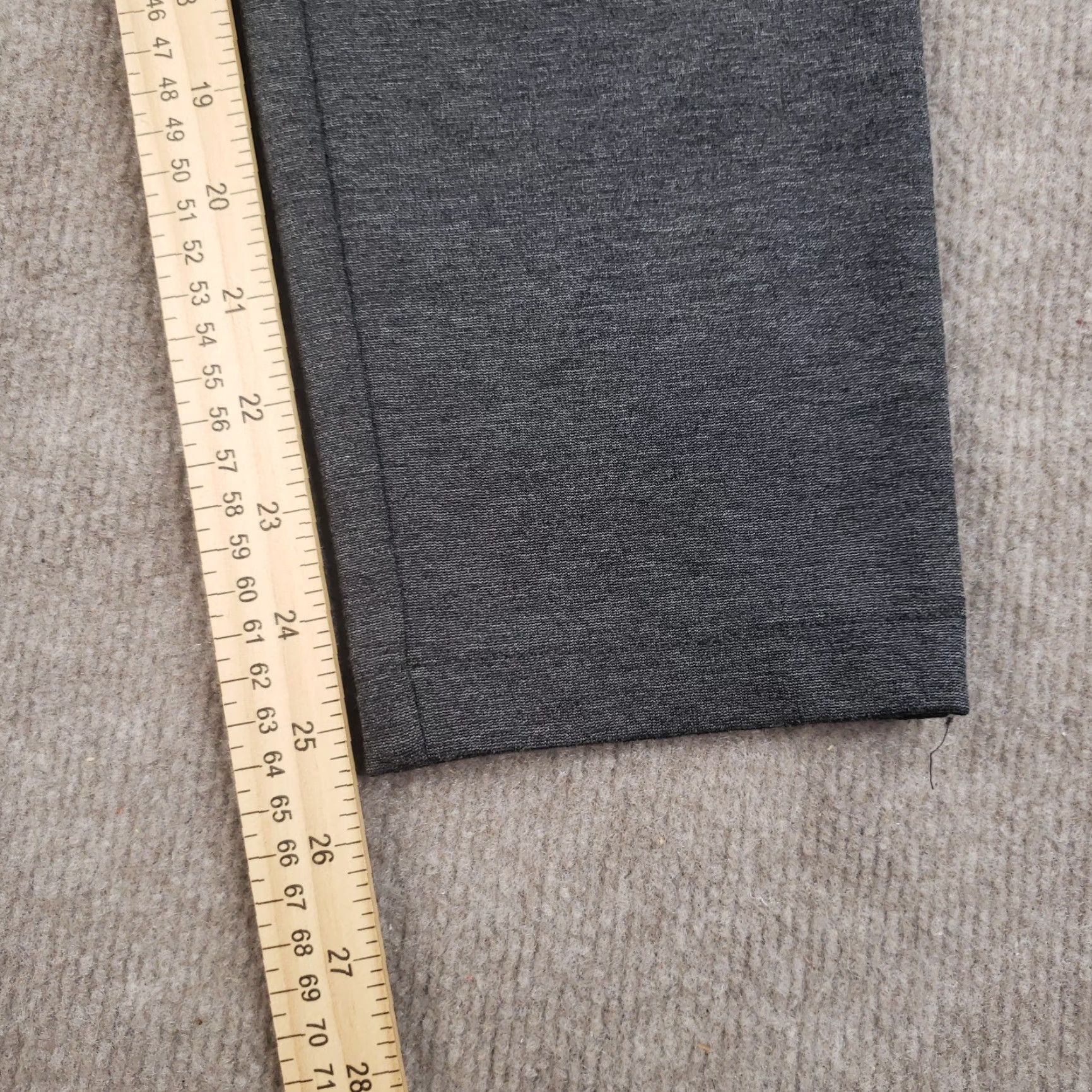 Theory Theory Pants Womens Size 0 Gray Ankle Straight Pant Office Casual Comfort Stretch Z Size 27" / US 4 / IT 40 - 3 Thumbnail