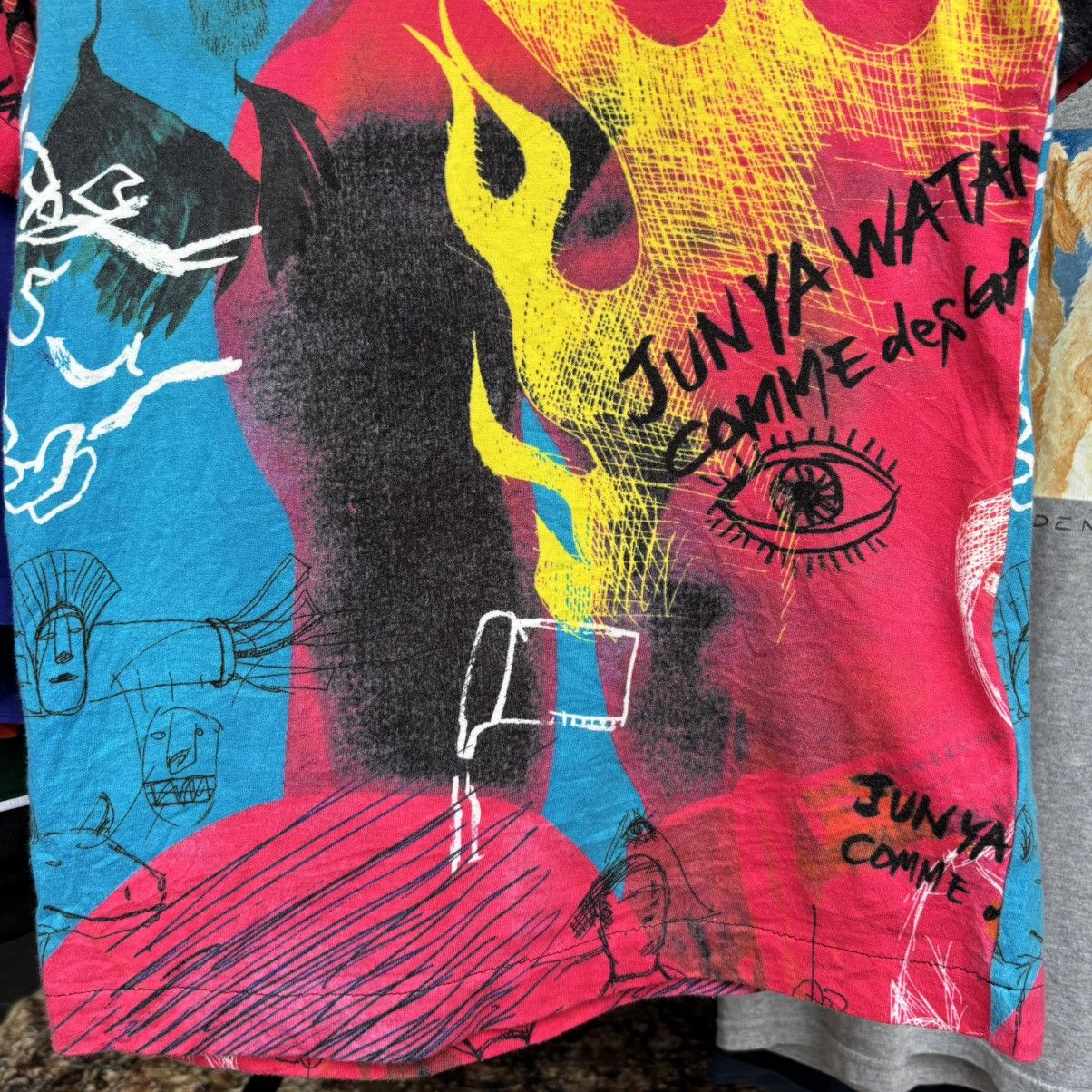 Junya Watanabe Junya Watanabe Comme Des Garcons SS 2002 Abstract Art Tee Size S / US 4 / IT 40 - 4 Thumbnail