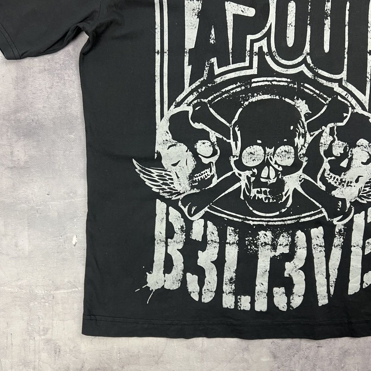 Vintage Rare! Tapout Believe Vintage Big Logo Tee Skull 00s Size US XL / EU 56 / 4 - 8 Thumbnail