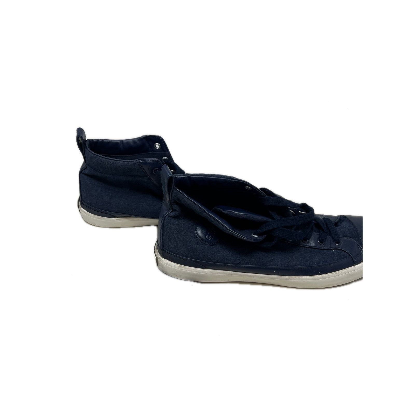 Polo Ralph Lauren Polo Ralph Lauren Clarke Hi Top Sneaker Mens 14 D Blue Size US 14 / EU 47 - 3 Thumbnail