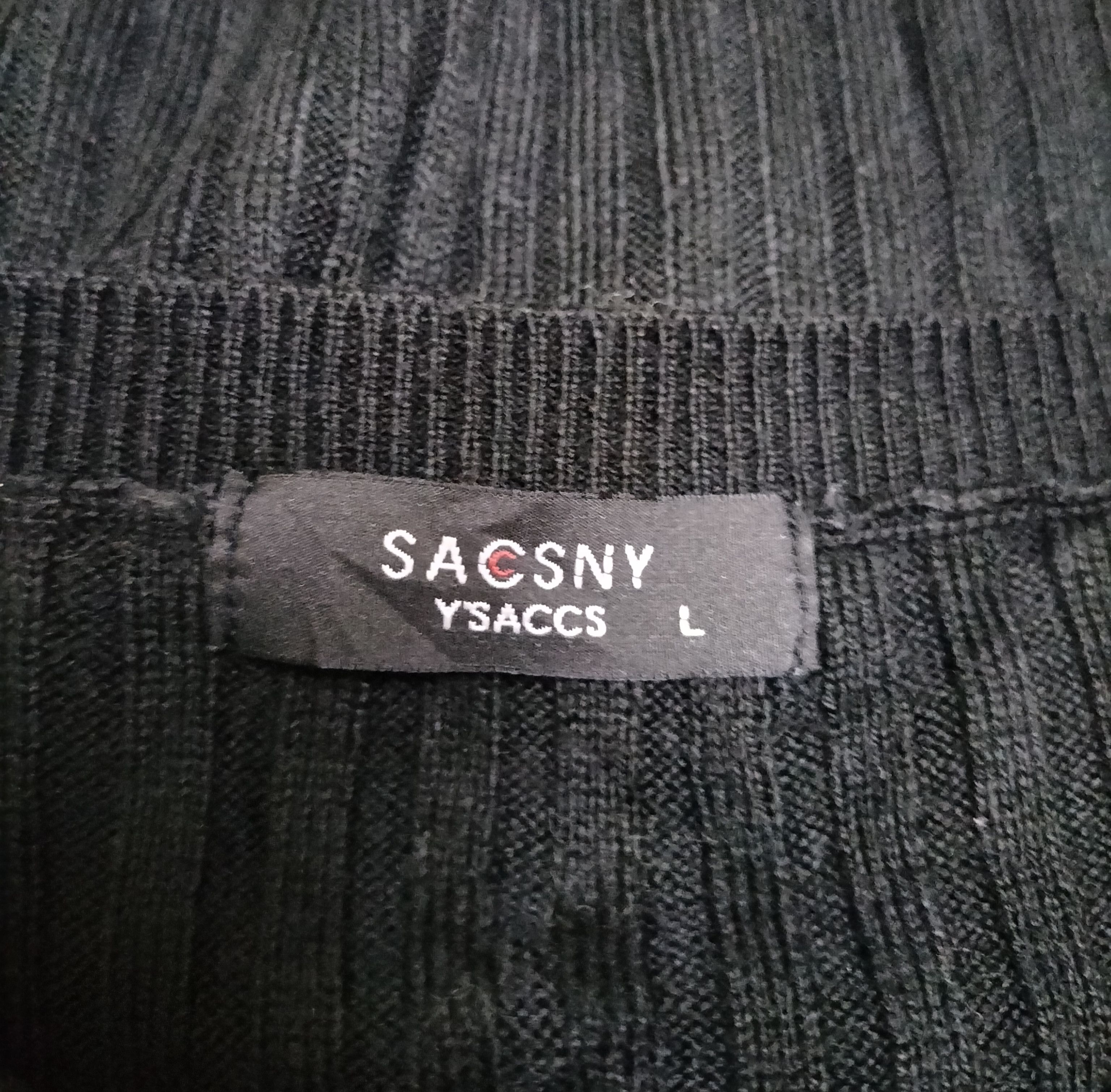 Yohji Yamamoto Sacsny y'saccs knit vest acrylic Size US L / EU 52-54 / 3 - 4 Thumbnail