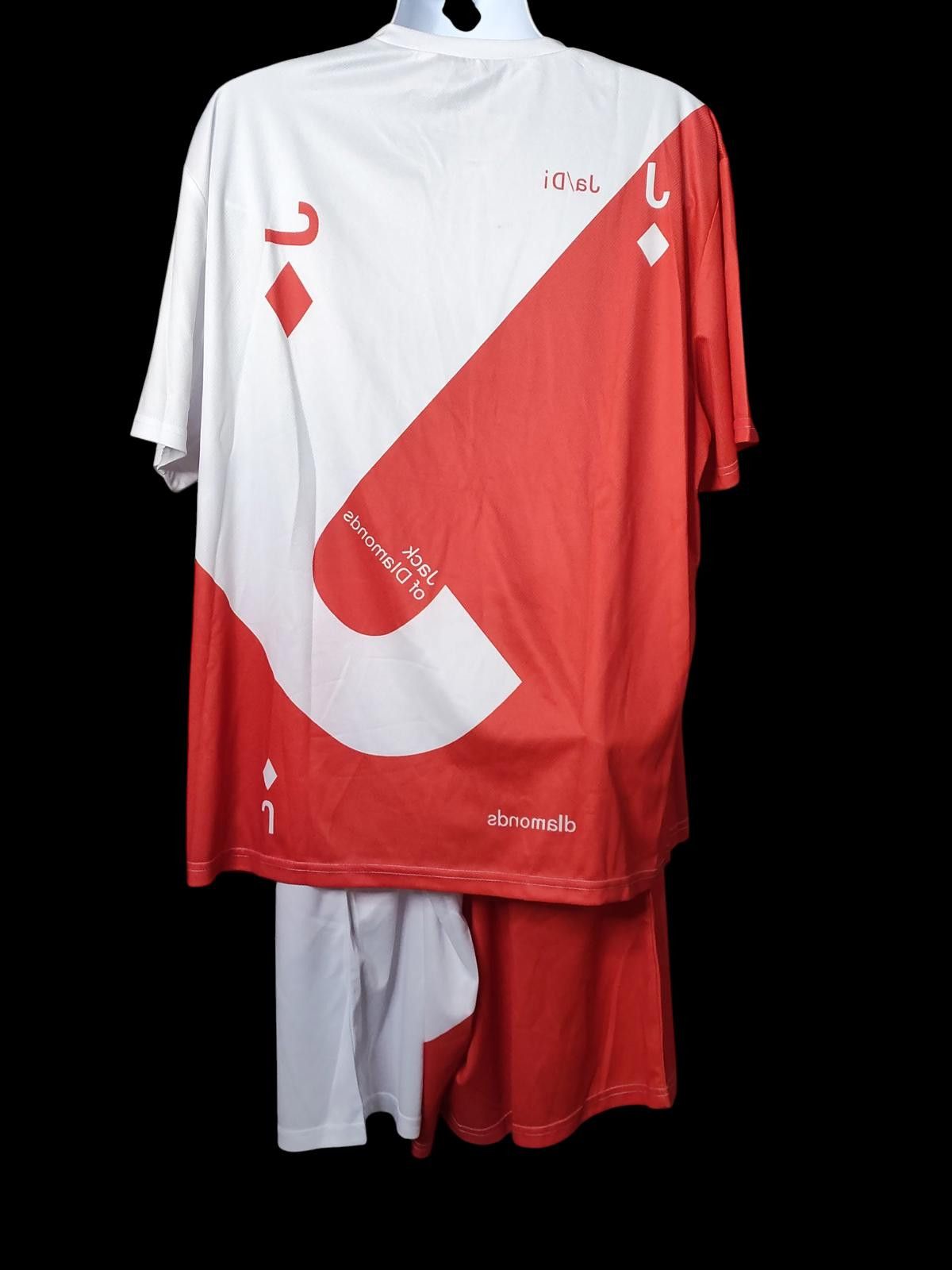 Unknown London Men's Casual Shorts and T-Shirt Set with Jack of Diamonds Size US 44 / EU 60 - 6 Thumbnail