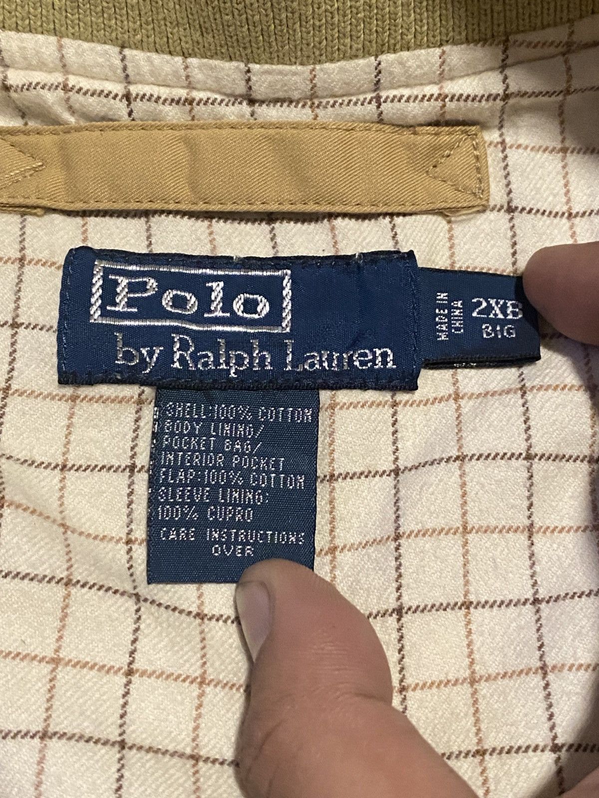 Designer × Polo Ralph Lauren × Vintage VINTAGE POLO RALPH LAUREN LIGHTWEIGHT BOMBER JWCKET Size US XXL / EU 58 / 5 - 5 Thumbnail