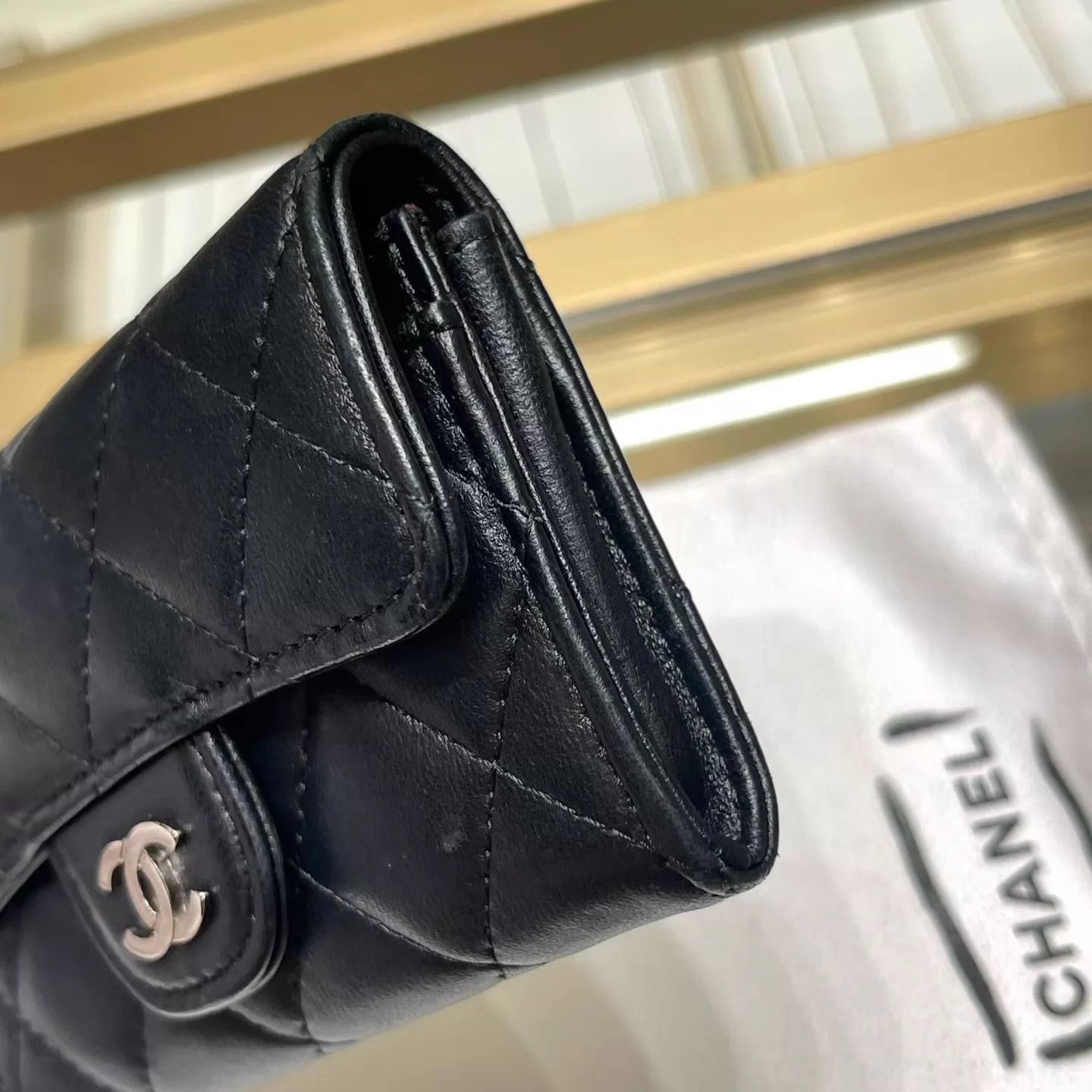 Chanel Chanel 25 Lambskin Card Holder Like New Size ONE SIZE - 4 Thumbnail