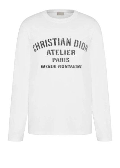 Dior Dior Atelier Long Sleeve Tee Shirt White Size US XXL / EU 58 / 5 - 1 Preview