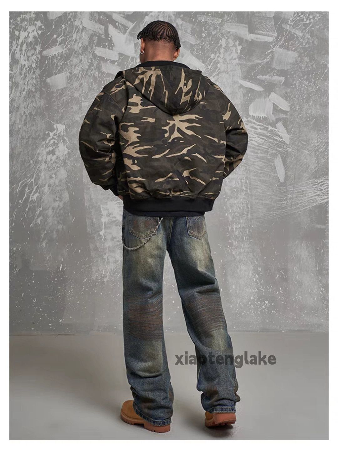 Jean × Vintage washed faded punk grunge rusty stain hiphop jeans Size US 32 / EU 48 - 2 Thumbnail