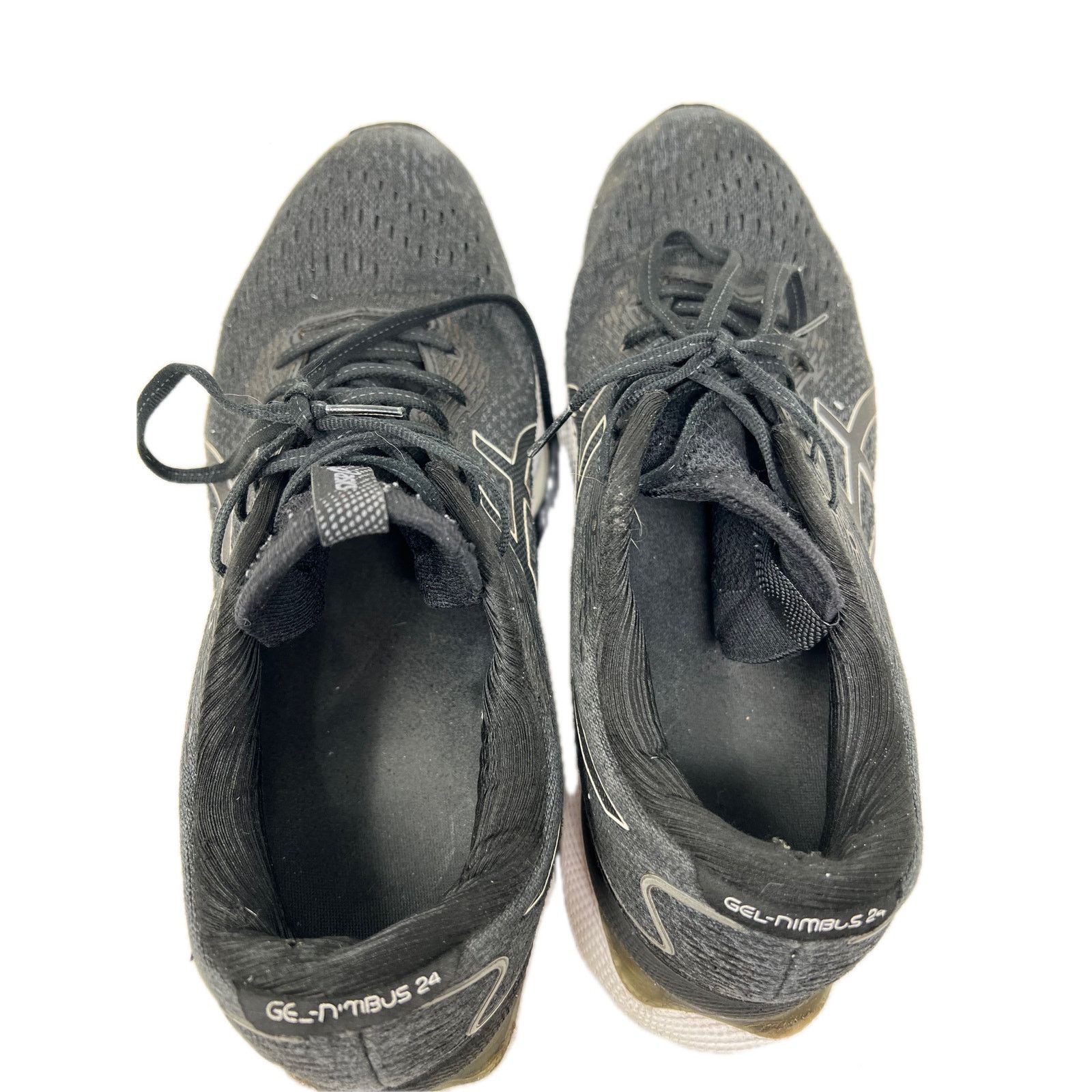 Asics ASICS Gel Nimbus 24 Black Running Sneakers F580122 Men's 11 Size US 11 / EU 44 - 7 Thumbnail
