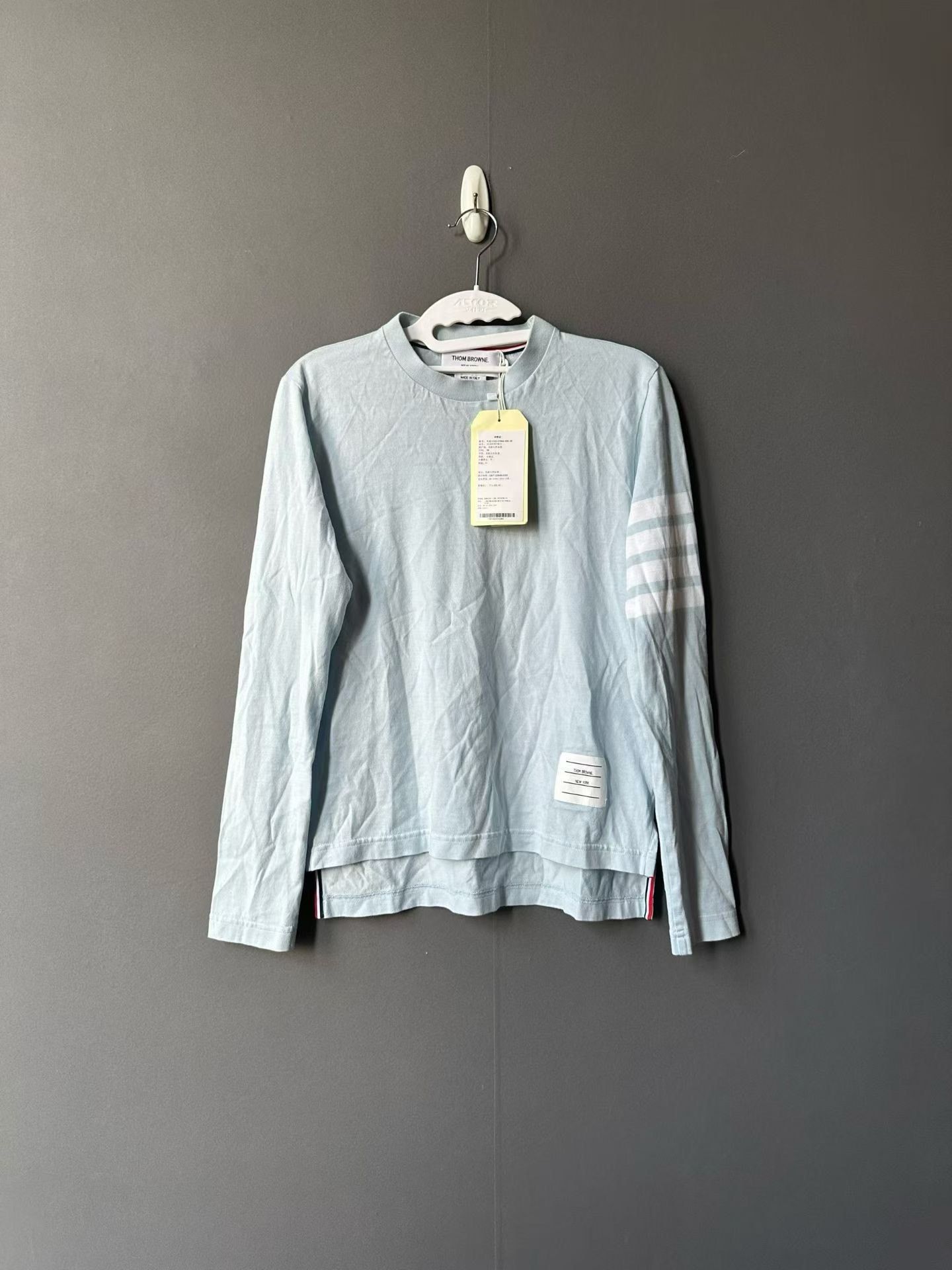 Thom Browne Thom Browne Blue Long-Sleeve Top Size US M / EU 48-50 / 2 - 1 Thumbnail