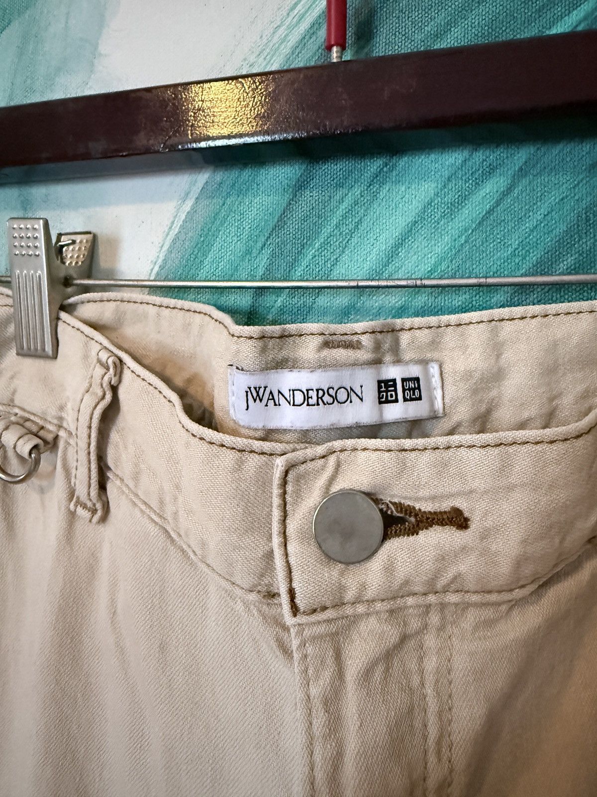JW Anderson × Uniqlo Uniqlo Beige Casual Pants Size US 30 / EU 46 - 2 Thumbnail