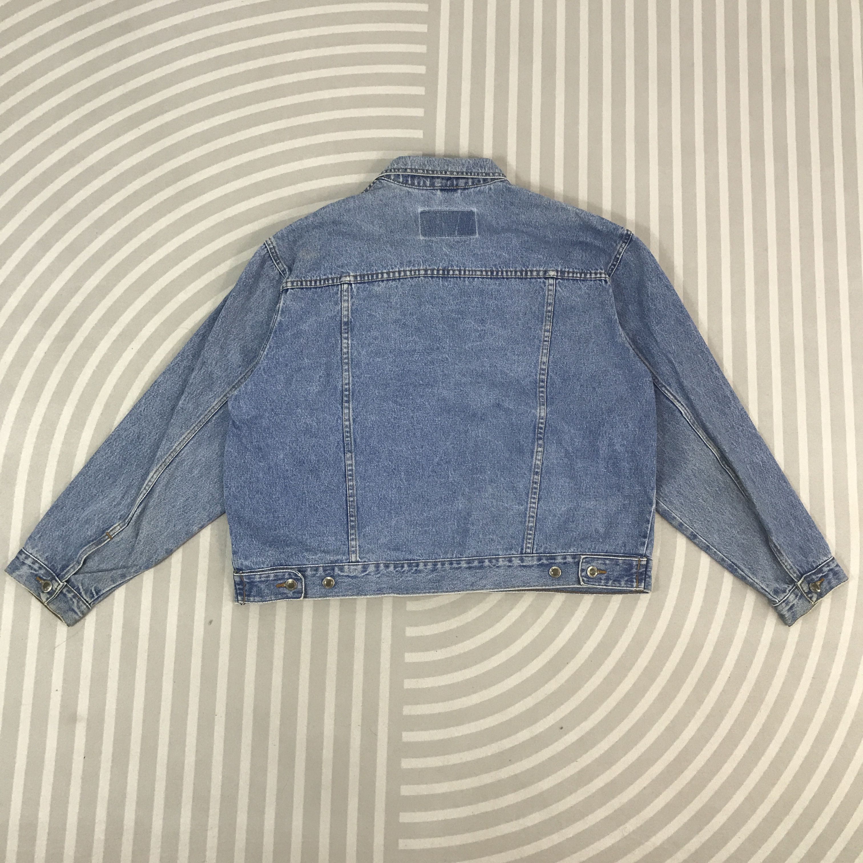 Vintage Vintage Saugatuck Denim Tracker style Jacket K67B4 Size US XL / EU 56 / 4 - 3 Thumbnail