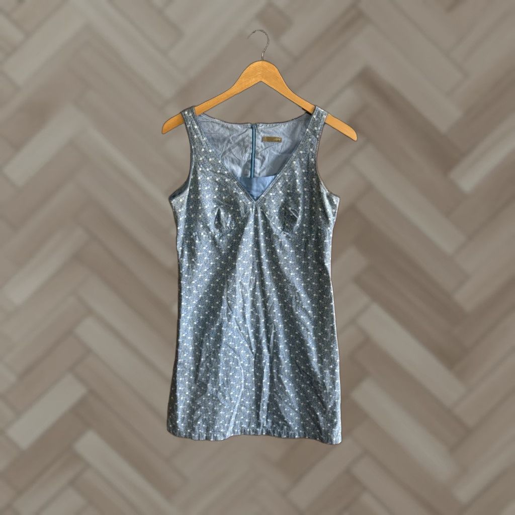 J.Crew J. Crew Women Floral Pattern Sleeveless Slip Dress Knee Length Blue Size S Size S / US 4 / IT 40 - 1 Thumbnail