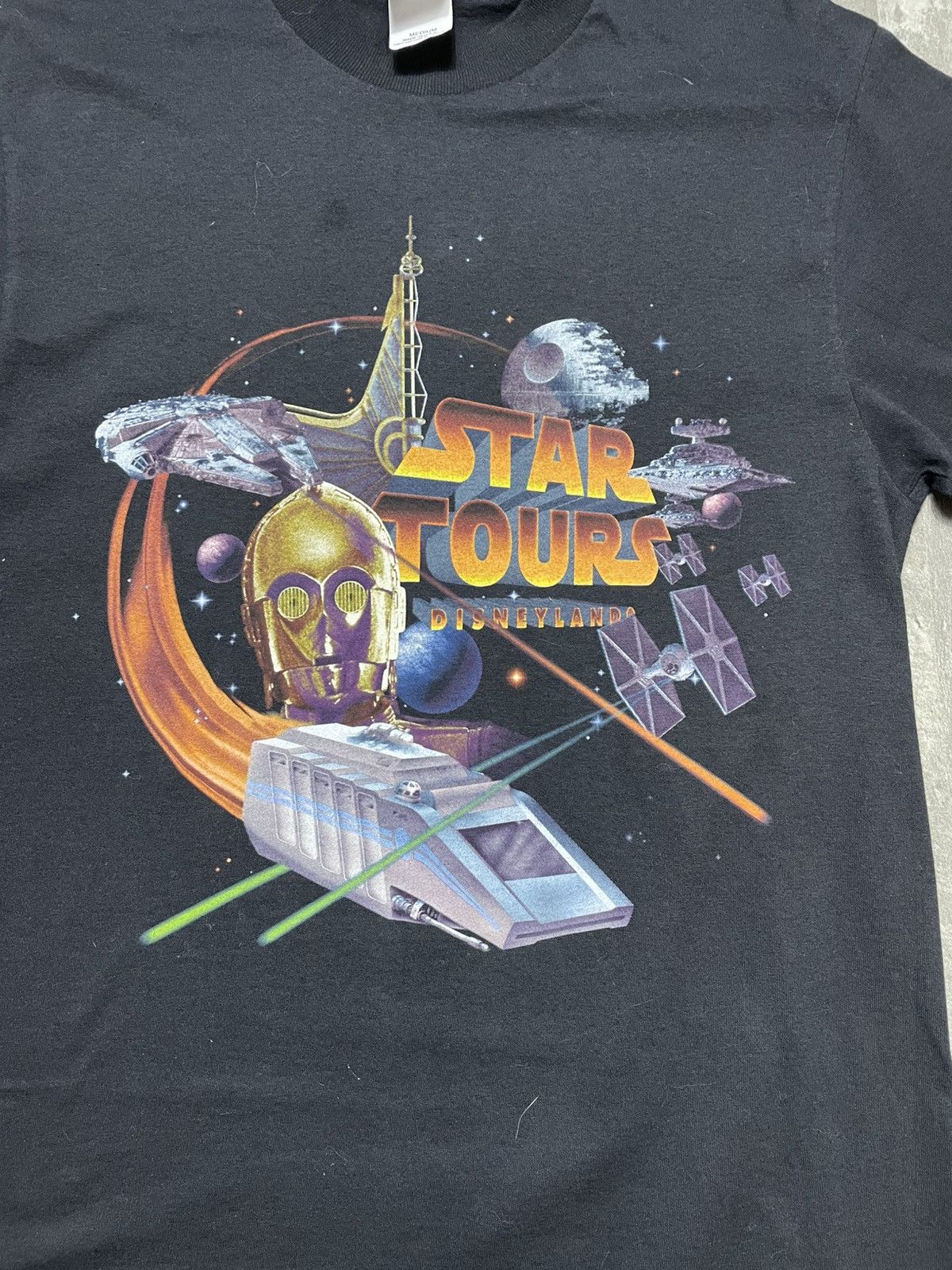 Mickey Inc Rare Vintage 1928 Star Tours Disneyland Mickey Inc Star Wars Size US M / EU 48-50 / 2 - 4 Thumbnail