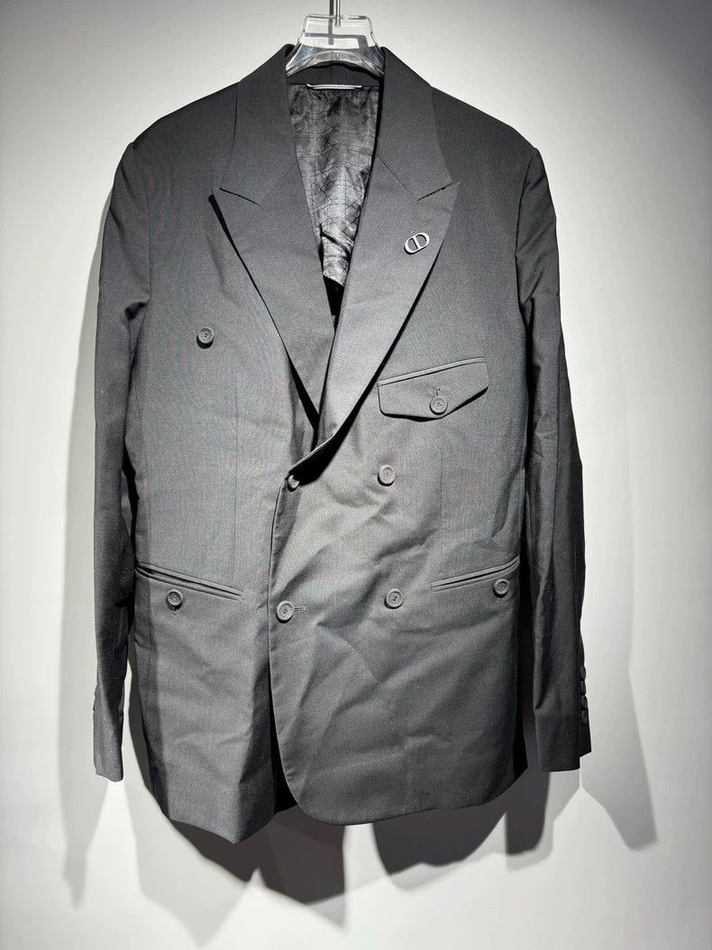 Dior Dior Black double-breasted suit 2501-Nextarrow Size 48R - 1 Thumbnail