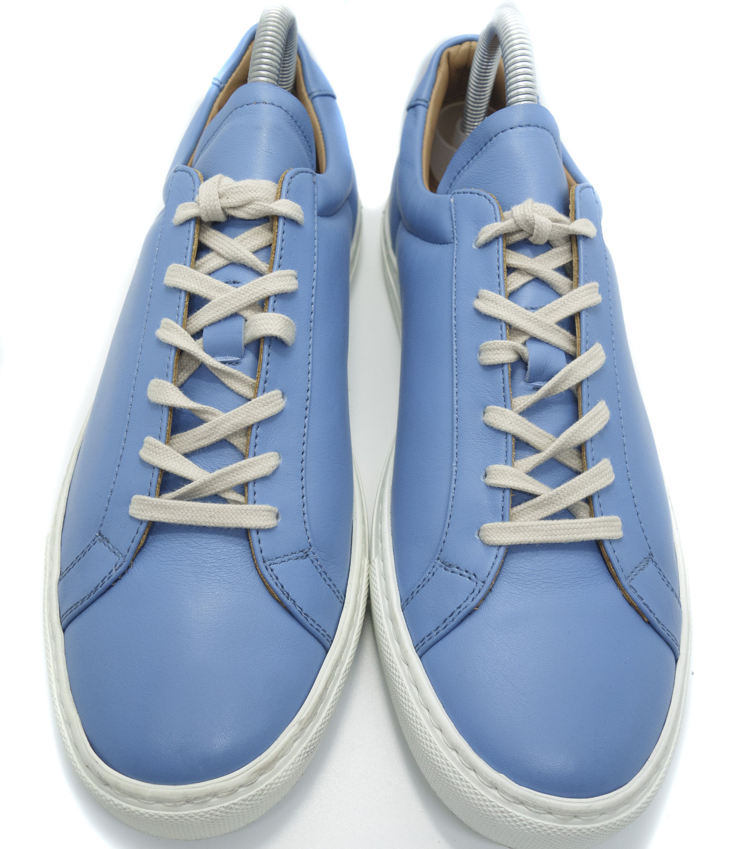 Common Projects Achilles Low Leather Blue Sneakers Size US 11 / IT 41 - 4 Thumbnail