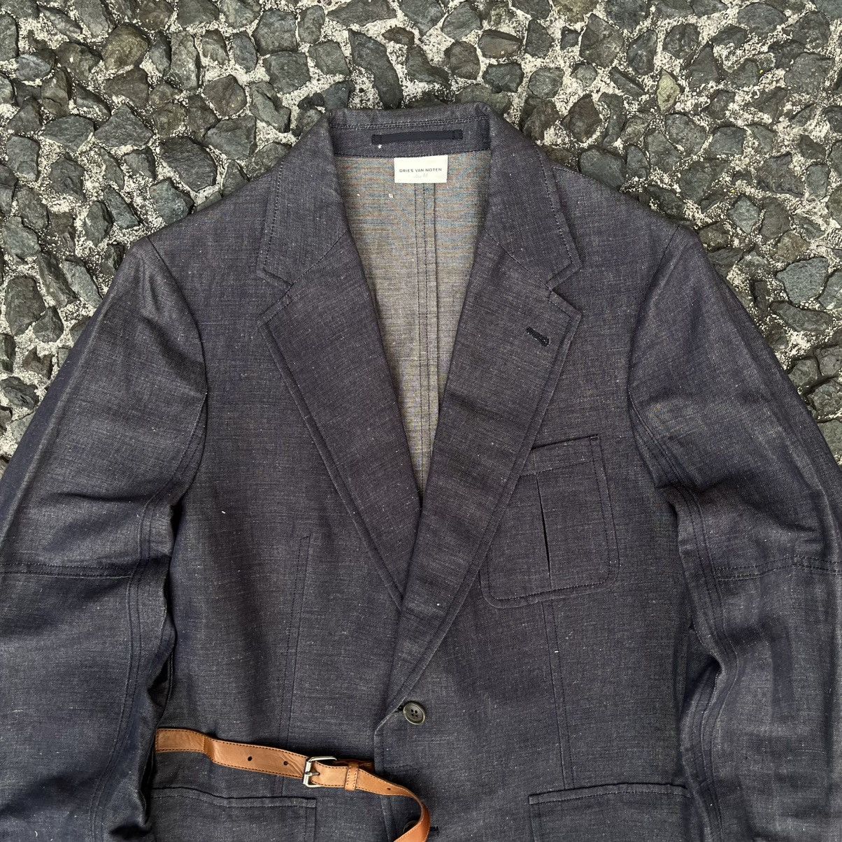 Dries Van Noten Dries Van Noten SS2011 Belted Accent Blazer Jacket Size US M / EU 48-50 / 2 - 2 Thumbnail