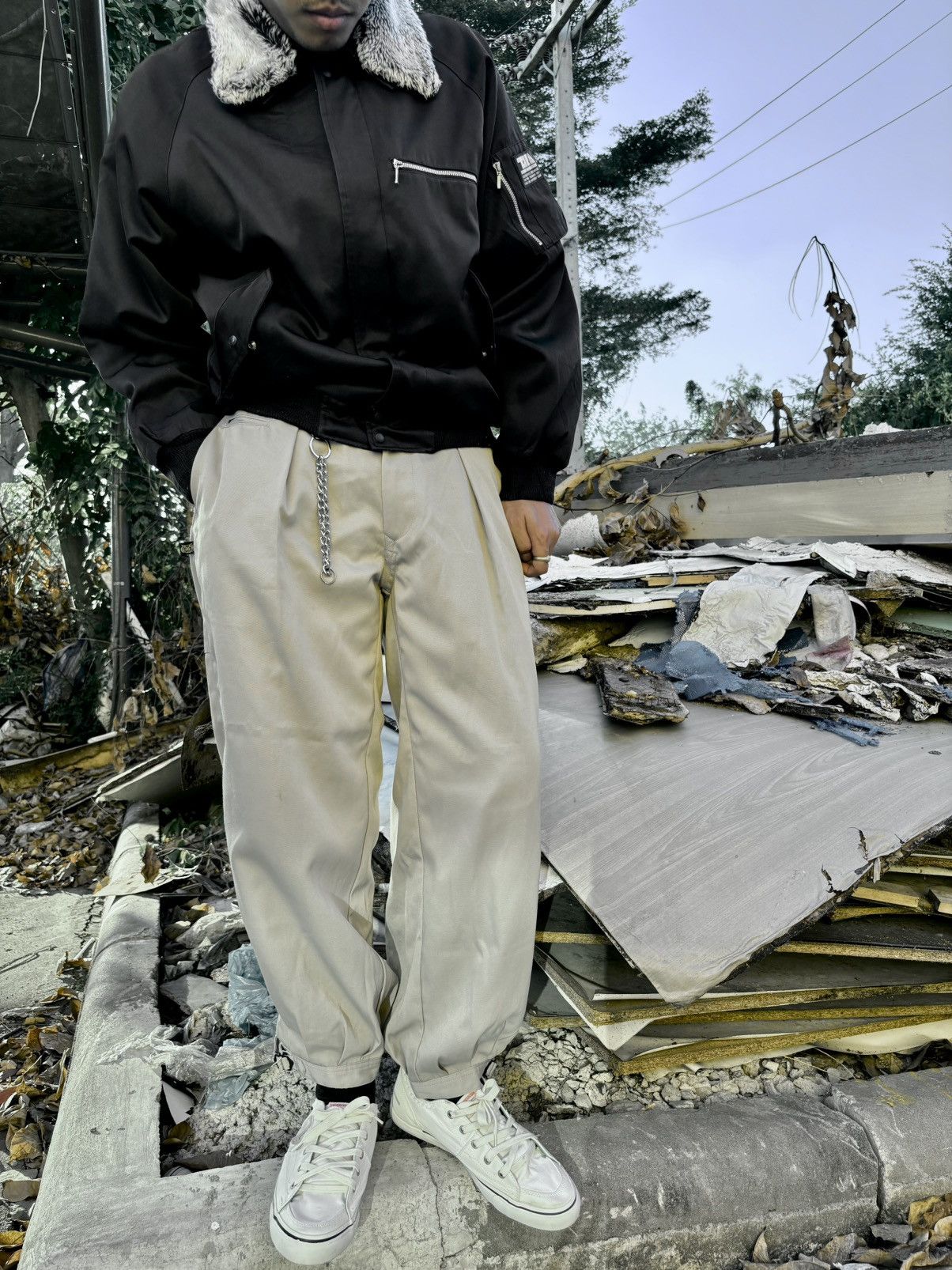 Japanese Brand TORAICHI Nikka Pants Japan Workwear Size US 31 - 2 Thumbnail