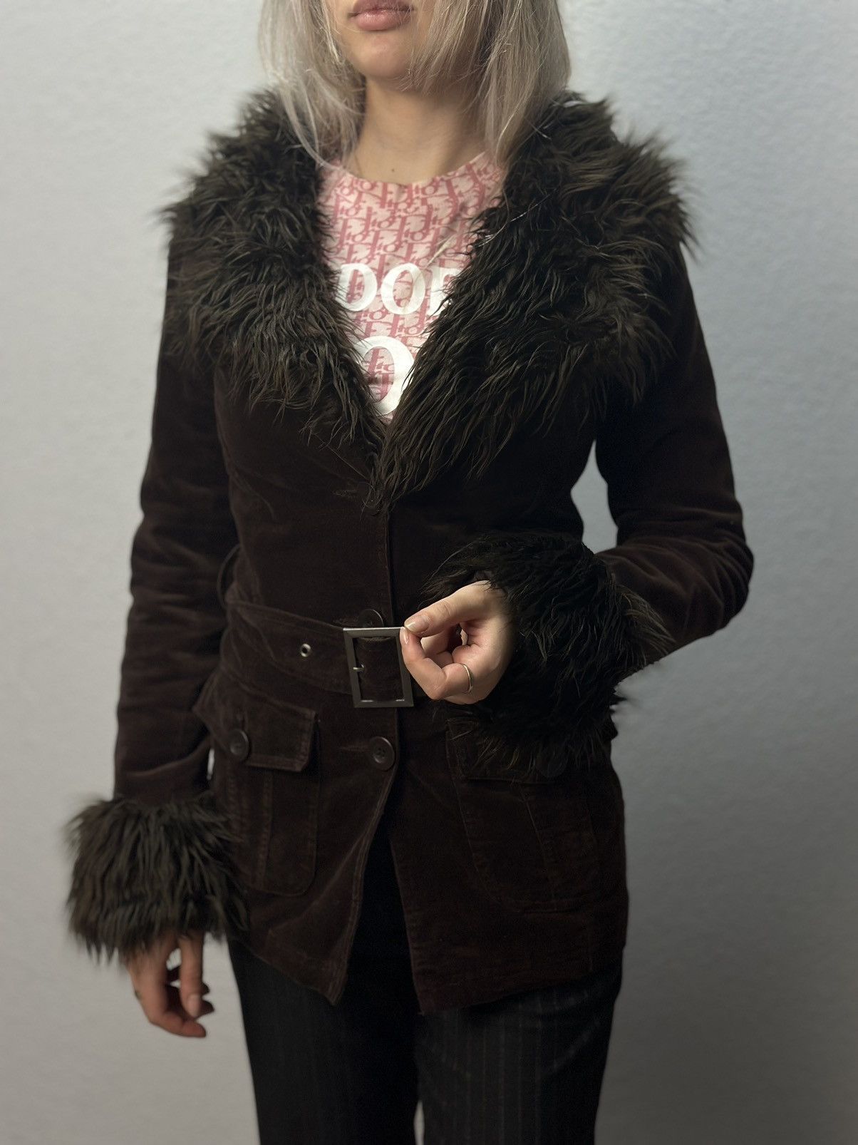 Other Ifsixwasnine Vintage Fur Leather Jacket legrandebleu Japan Size S / US 4 / IT 40 - 1 Thumbnail