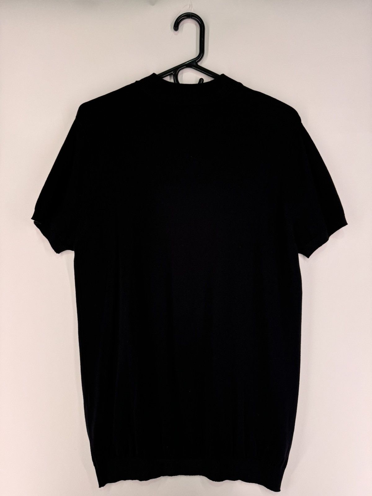 Zara Zara Black Knitted Tee Black Size US M / EU 48-50 / 2 - 2 Thumbnail