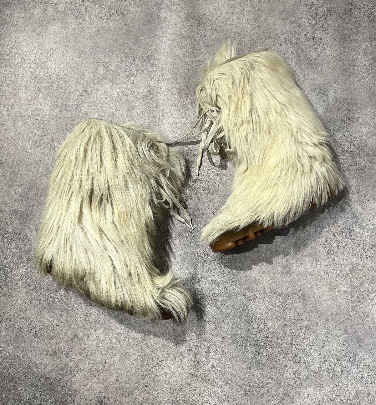 Avant Garde Japanese Brand Vintage Vintage fur lama moon boots Grailed
