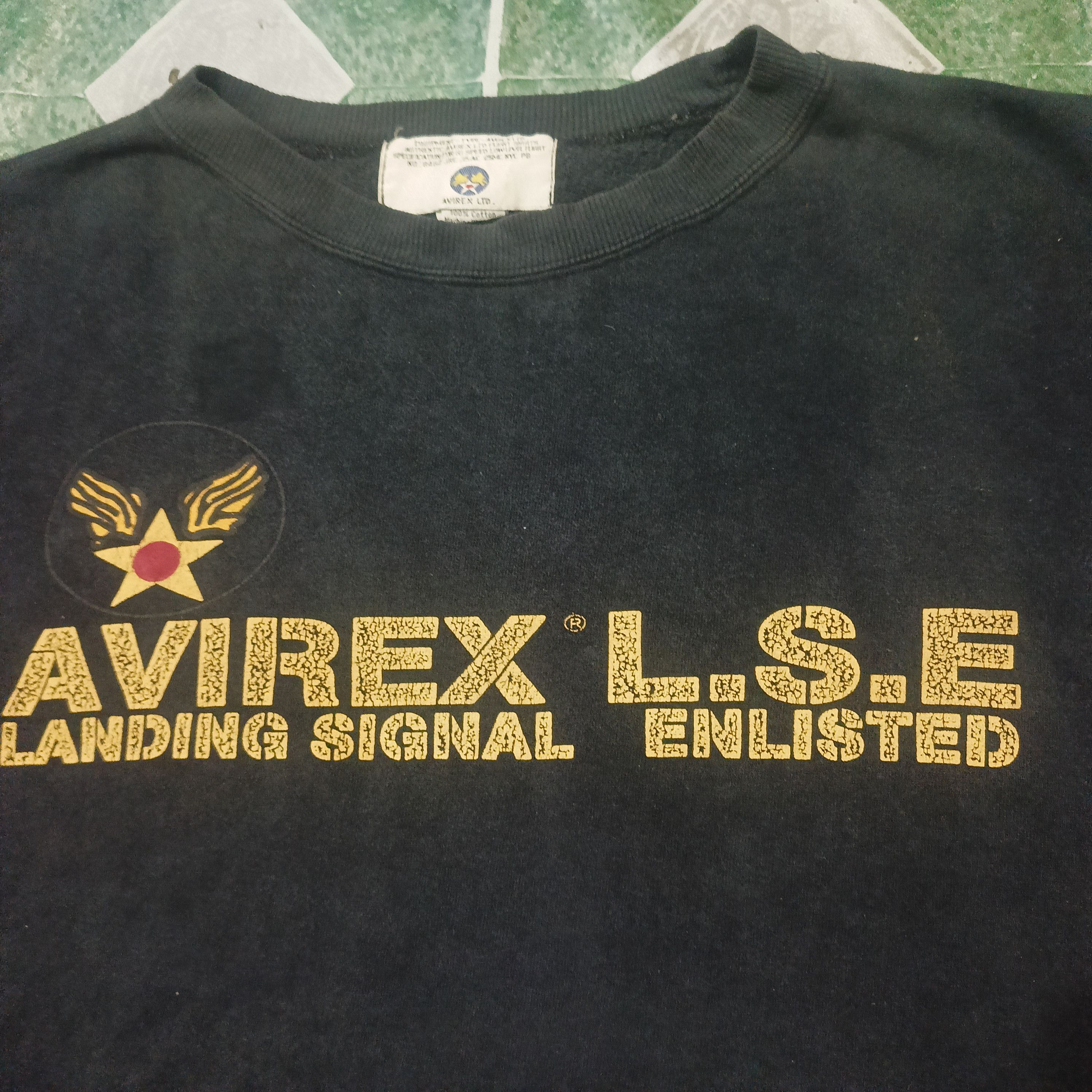 Avirex Vintage Thrashed Distressed Avirex Sweatshirt Sun faded Size US M / EU 48-50 / 2 - 2 Thumbnail