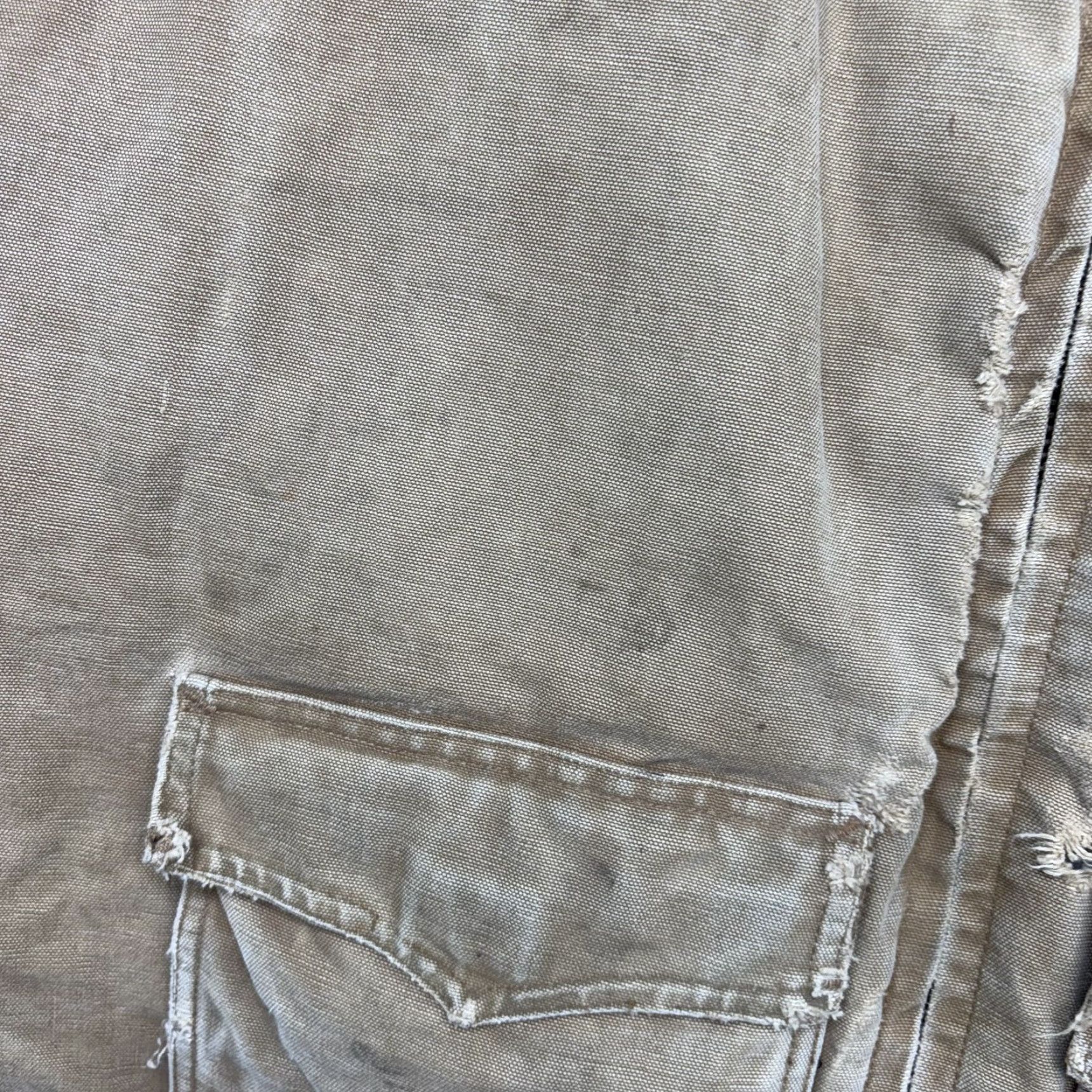 Carhartt VINTAGE Carhartt Jacket Mens 2XL Canvas Distressed Workwear Chore Coat 1989 90s Size US XXL / EU 58 / 5 - 4 Thumbnail