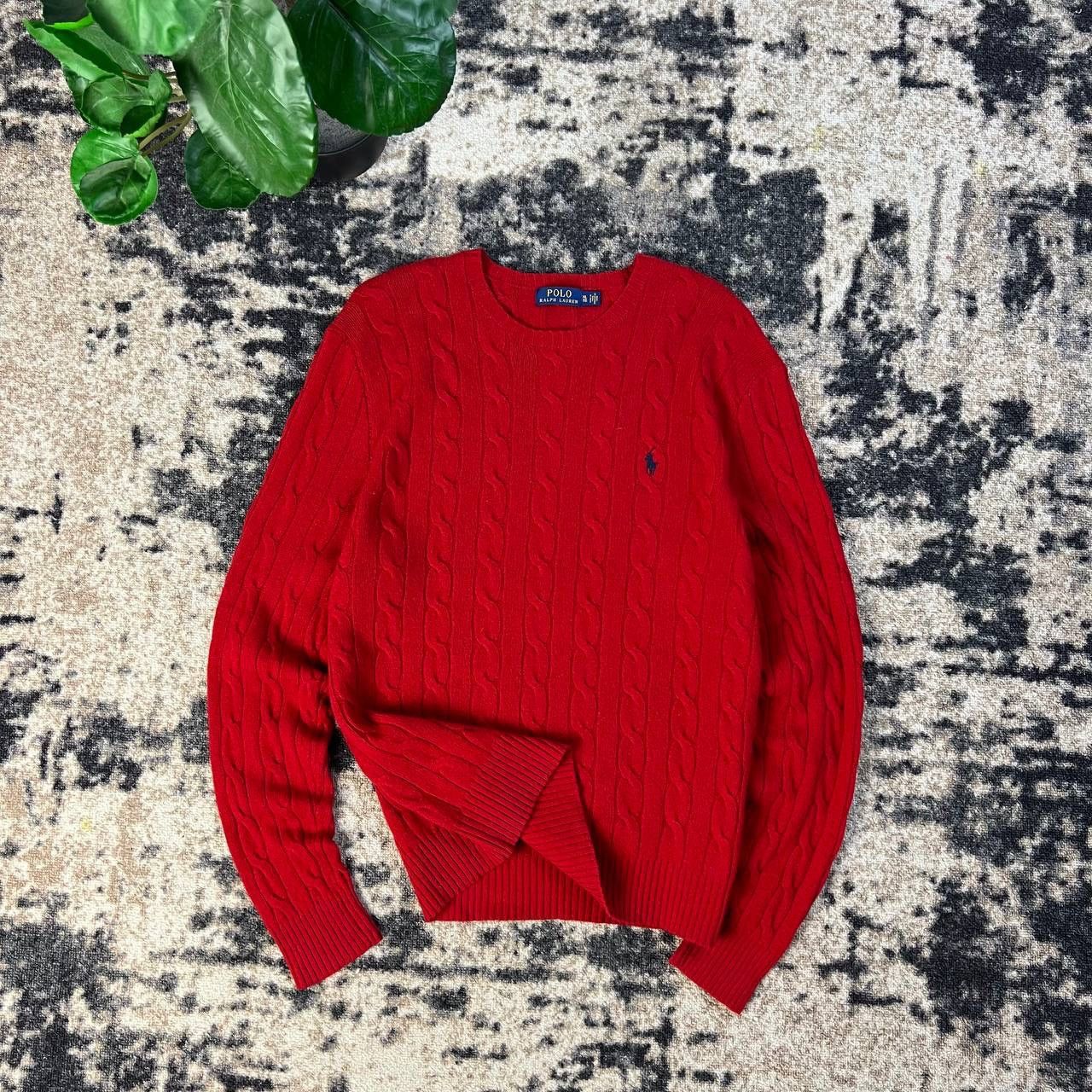 Polo Ralph Lauren Polo Ralph Lauren Luxury Cable Knit Sweater Size US XL / EU 56 / 4 - 1 Thumbnail