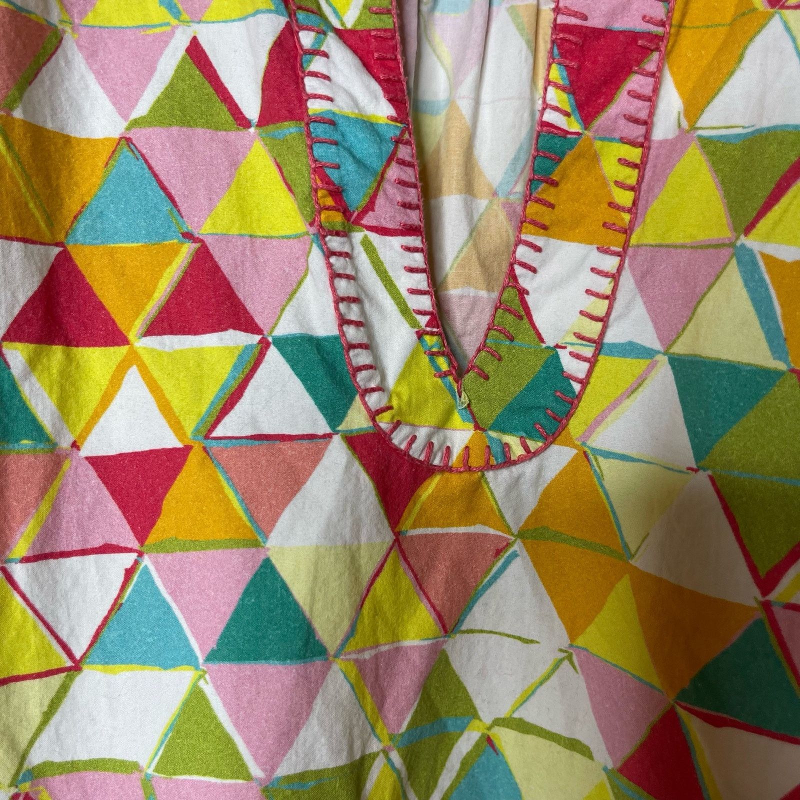 Other Saloni Ashley B Pullover V Neckline Geometric Dress 8 Size M / US 6-8 / IT 42-44 - 6 Thumbnail