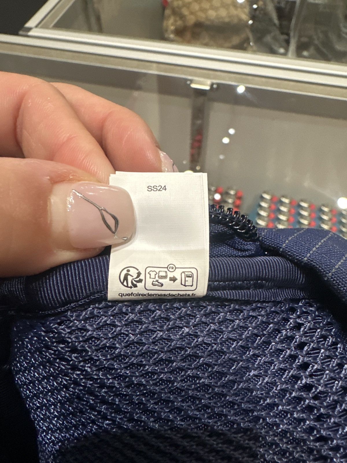 Supreme Supreme Grid Waist-bag Navy Size ONE SIZE - 7 Thumbnail