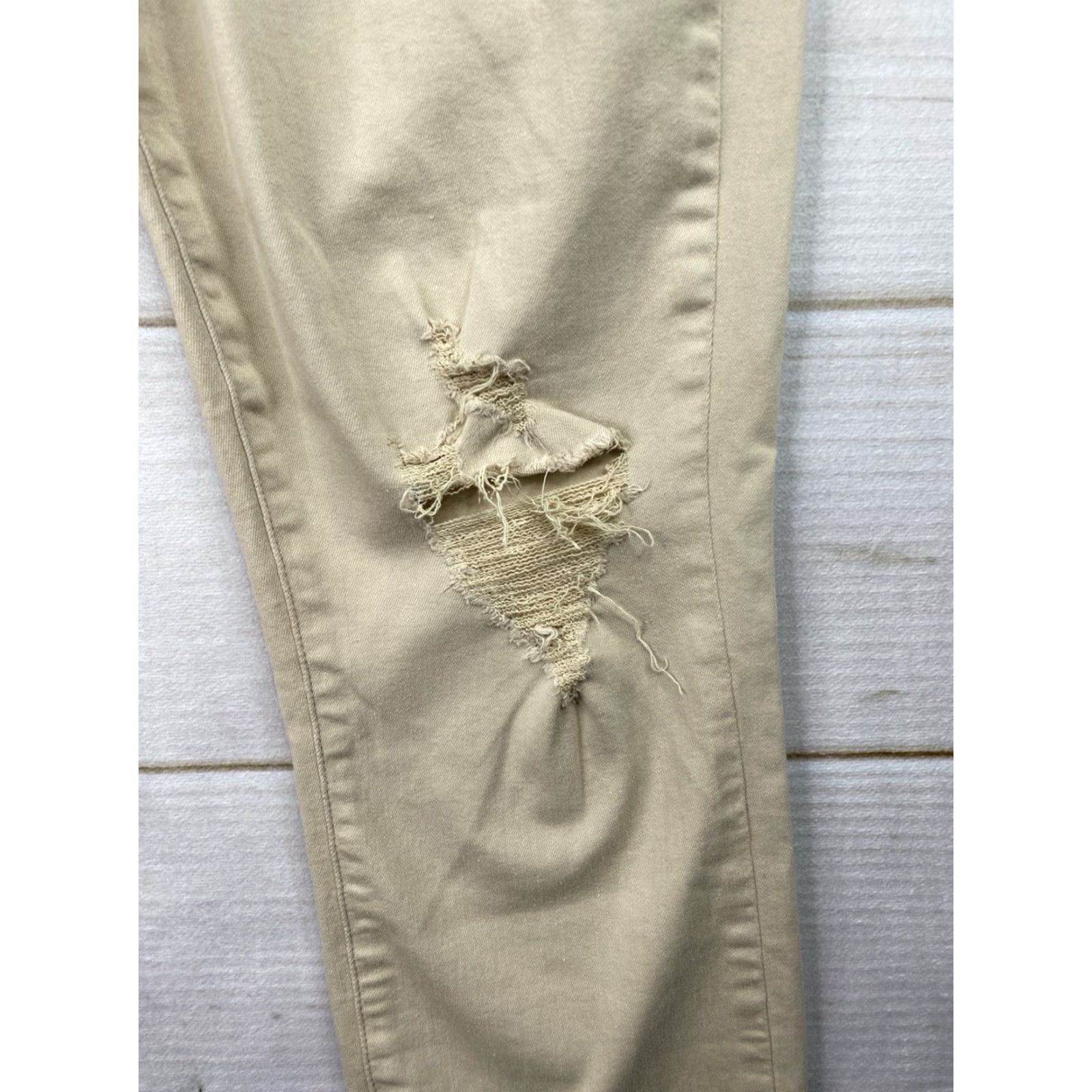 Paige Paige Jeans Women 32 Tan Kylie Crop Minimalist School Crop Jeans Medium Wash Beige 5-Pocket Design Mens? Wait. Size 24" / US 00 / IT 34 - 2 Thumbnail