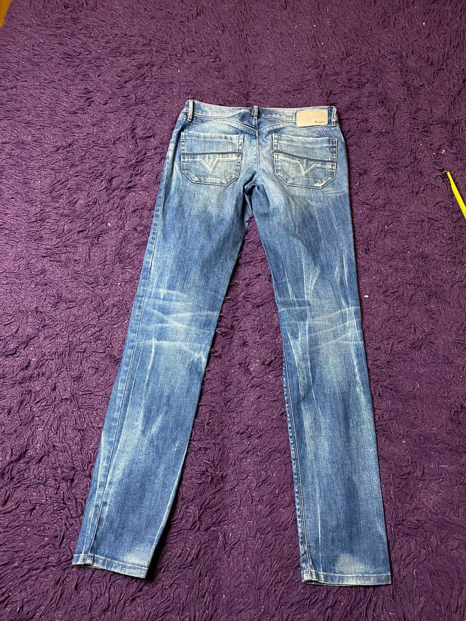 Diesel Vintage Y2K Diesel jeans denim streetwear style Size 27" / US 4 / IT 40 - 18 Thumbnail