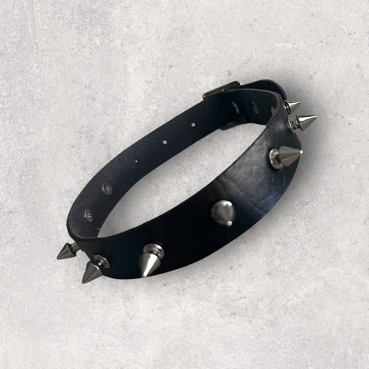 Other Spikes PU Leather Choker Size ONE SIZE - 2 Thumbnail