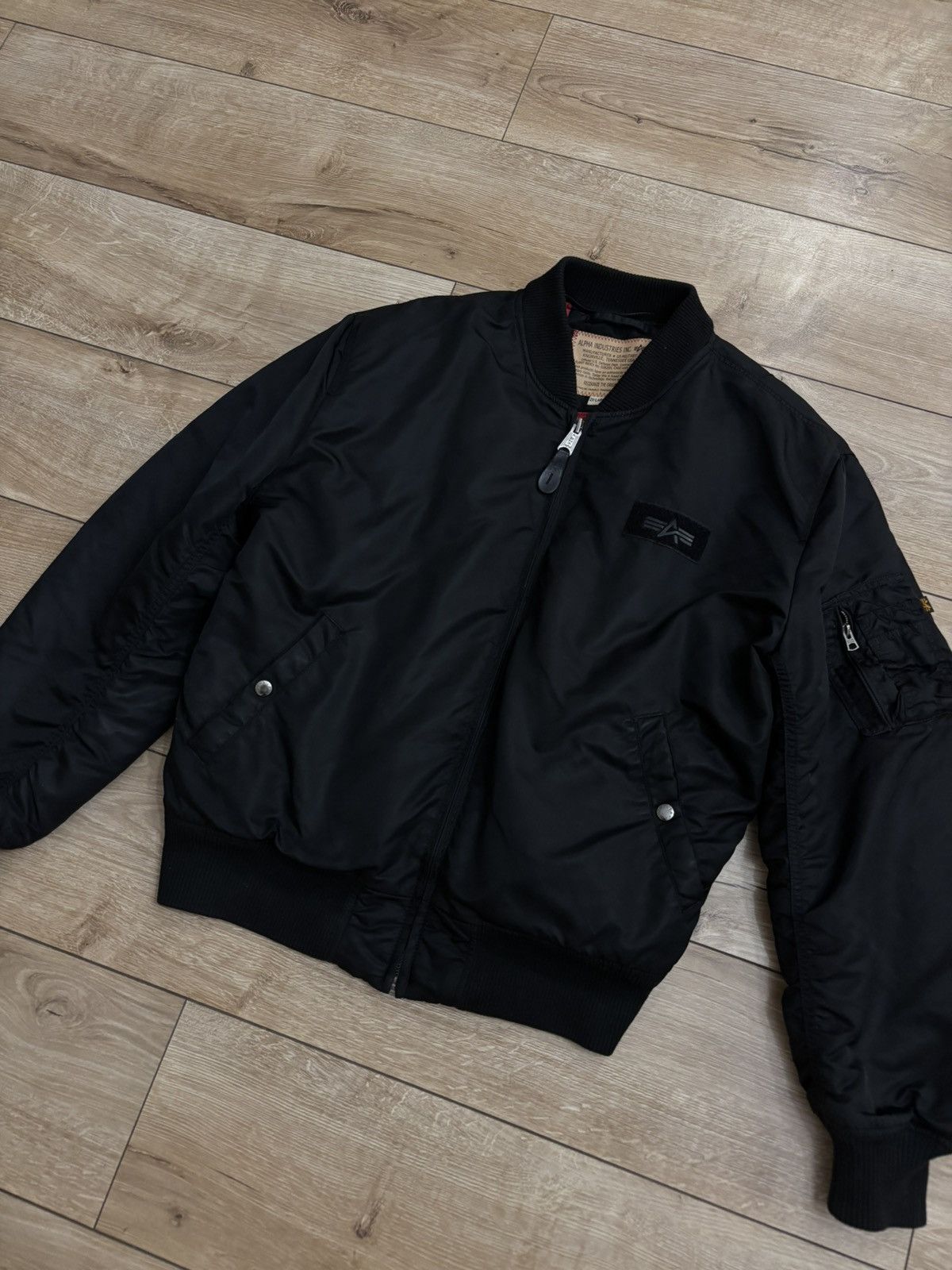 Alpha Industries Vintage Alpha Industries Bomber MA-1 – Black – Size XXL Size US XXL / EU 58 / 5 - 2 Thumbnail