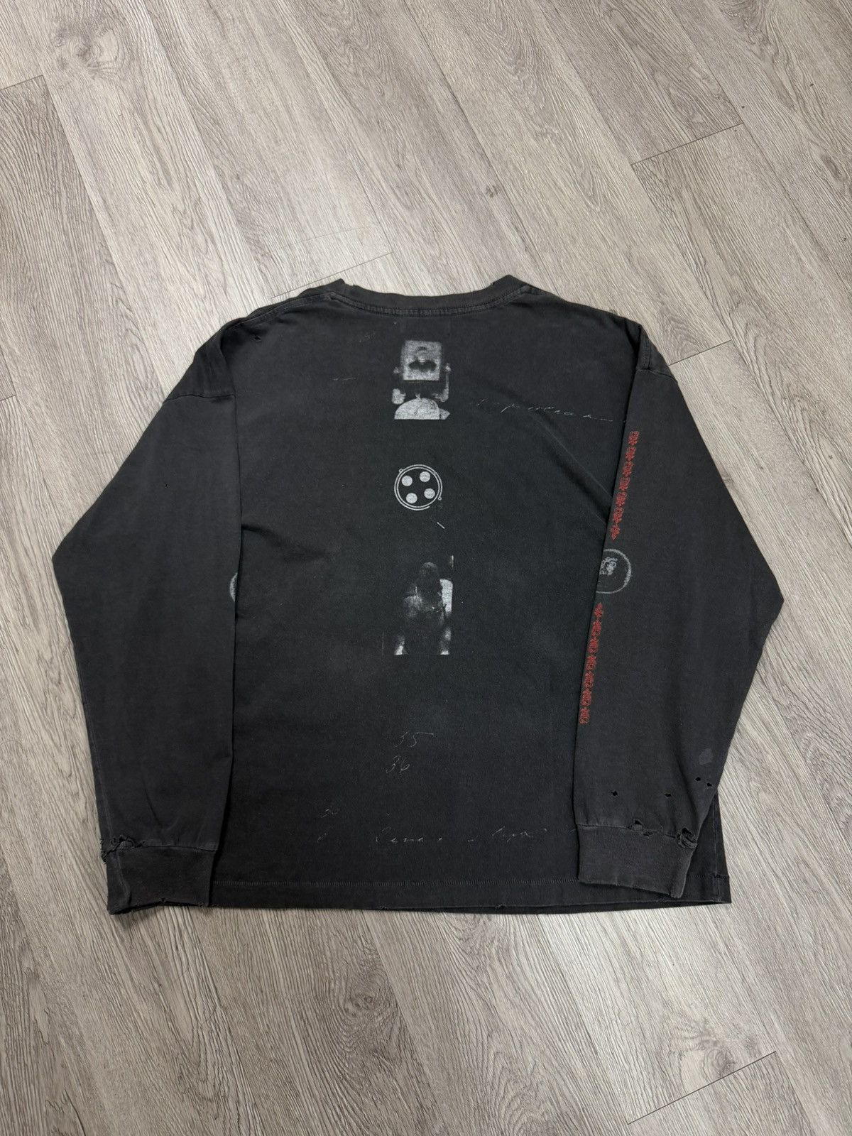Enfants Riches Deprimes ENFANTS RICHES DÉPRIMÉS Black Bathroom LS Tee Size US M / EU 48-50 / 2 - 2 Thumbnail
