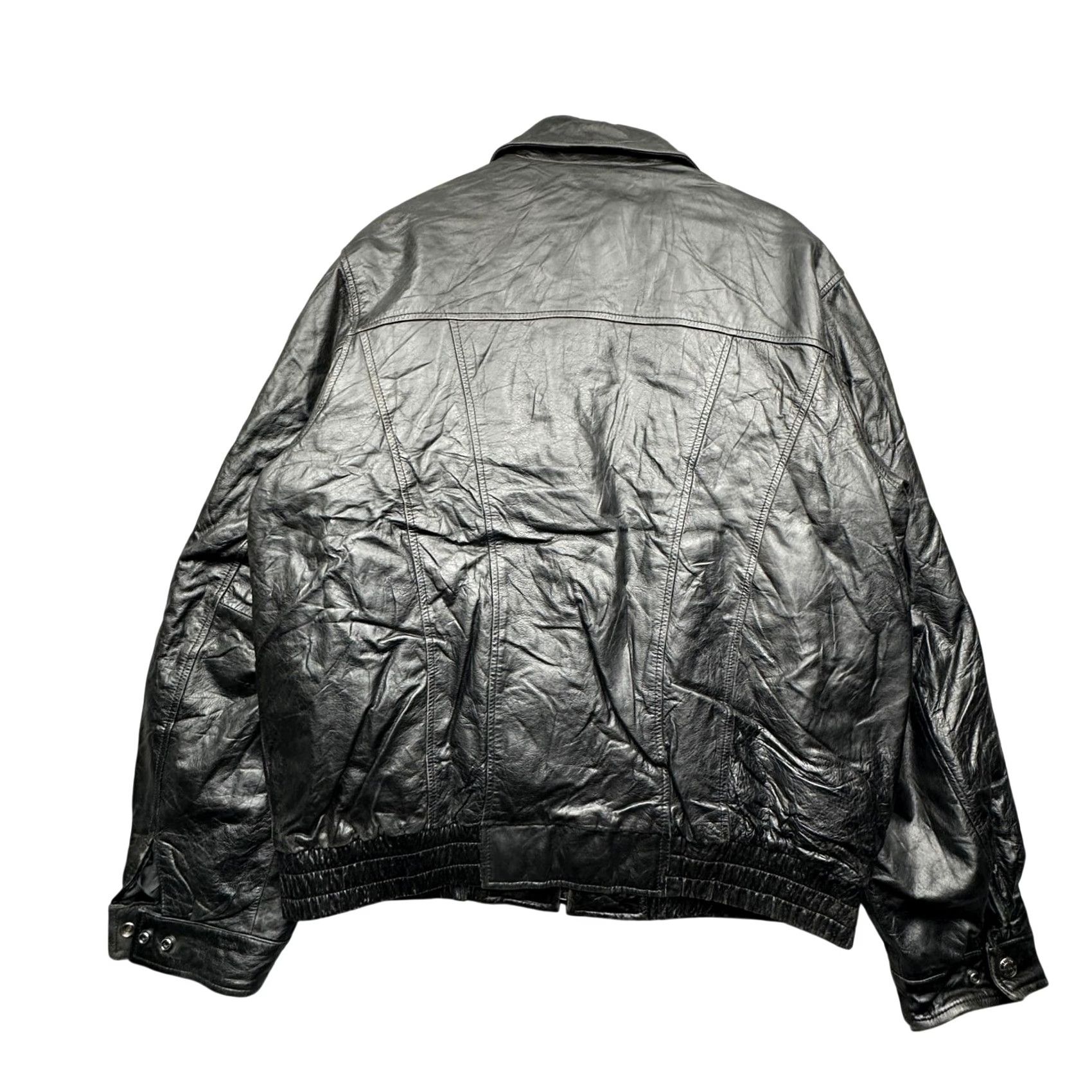 Vintage VINTAGE Wilsons Leather Thinsulate Jacket Men 2XLT Black Removable Liner Bomber Jacket/Bomber Mens 2XL Black Thinsulate Leather Bomber Jacket Size US XXL / EU 58 / 5 - 2 Thumbnail