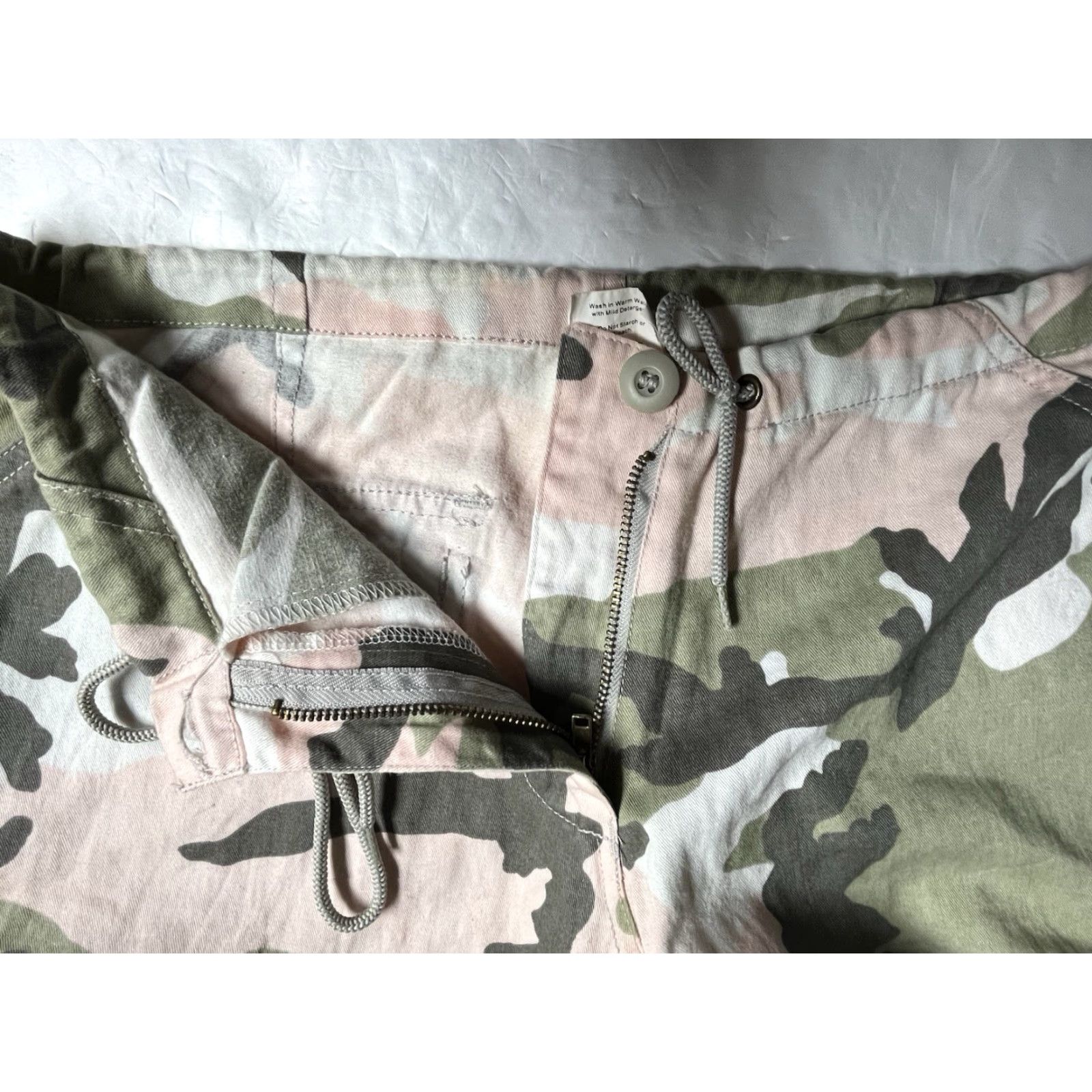 Rothco Rothco Pants Cargo Women XS Multicolor Light Green Pastel Pink Camo Cargo Pants Women XS Size 26" / US 2 / IT 38 - 6 Thumbnail