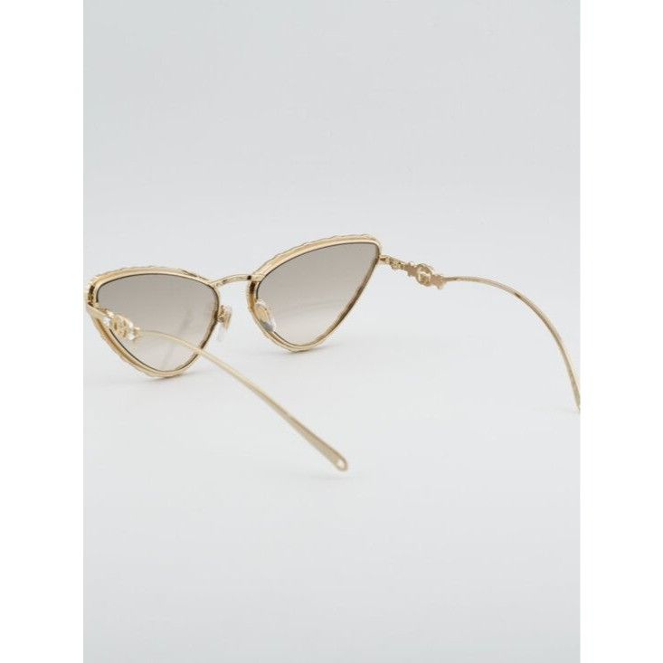 Gucci Gucci GG1569S 003 Sunglasses Gold with White Stone Cat Eye Size ONE SIZE - 10 Thumbnail